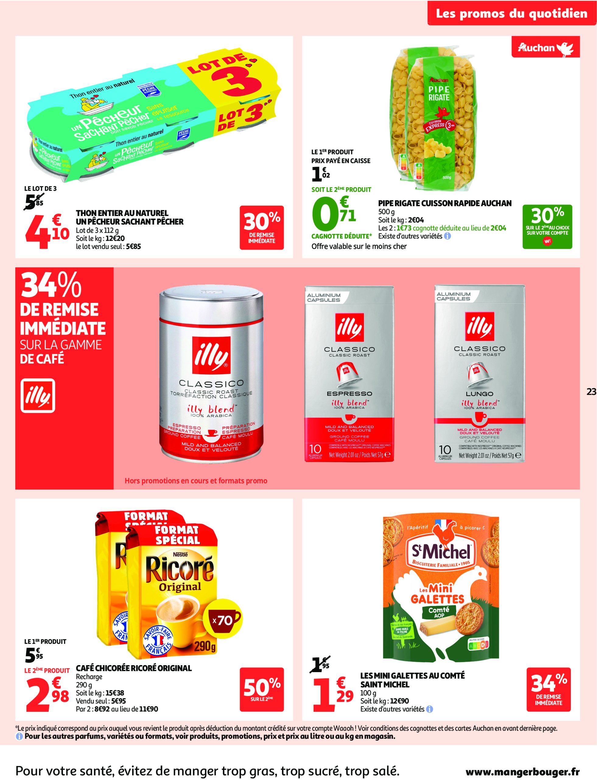 auchan - Catalogue Auchan supermarché - Foire à la bière dans votre super : sans pression pour le budget valable du 29/07 au 09/08 - page: 23