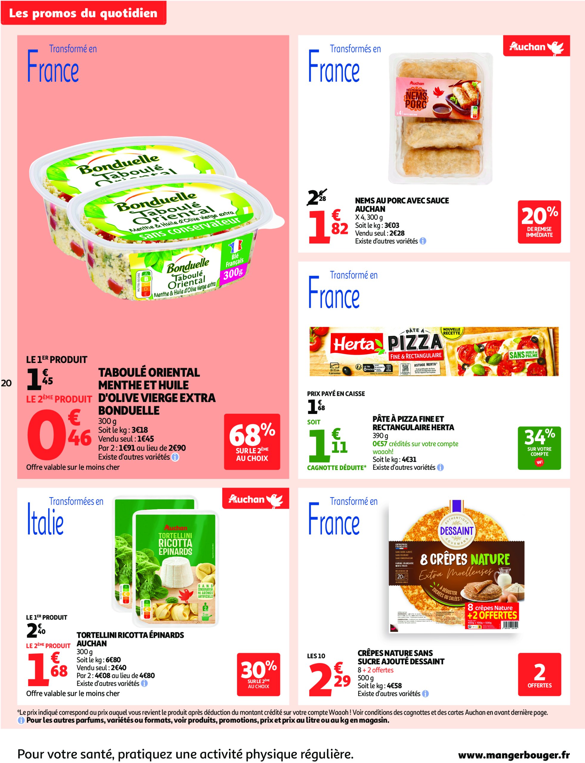 auchan - Catalogue Auchan supermarché - Foire à la bière dans votre super : sans pression pour le budget valable du 29/07 au 09/08 - page: 20