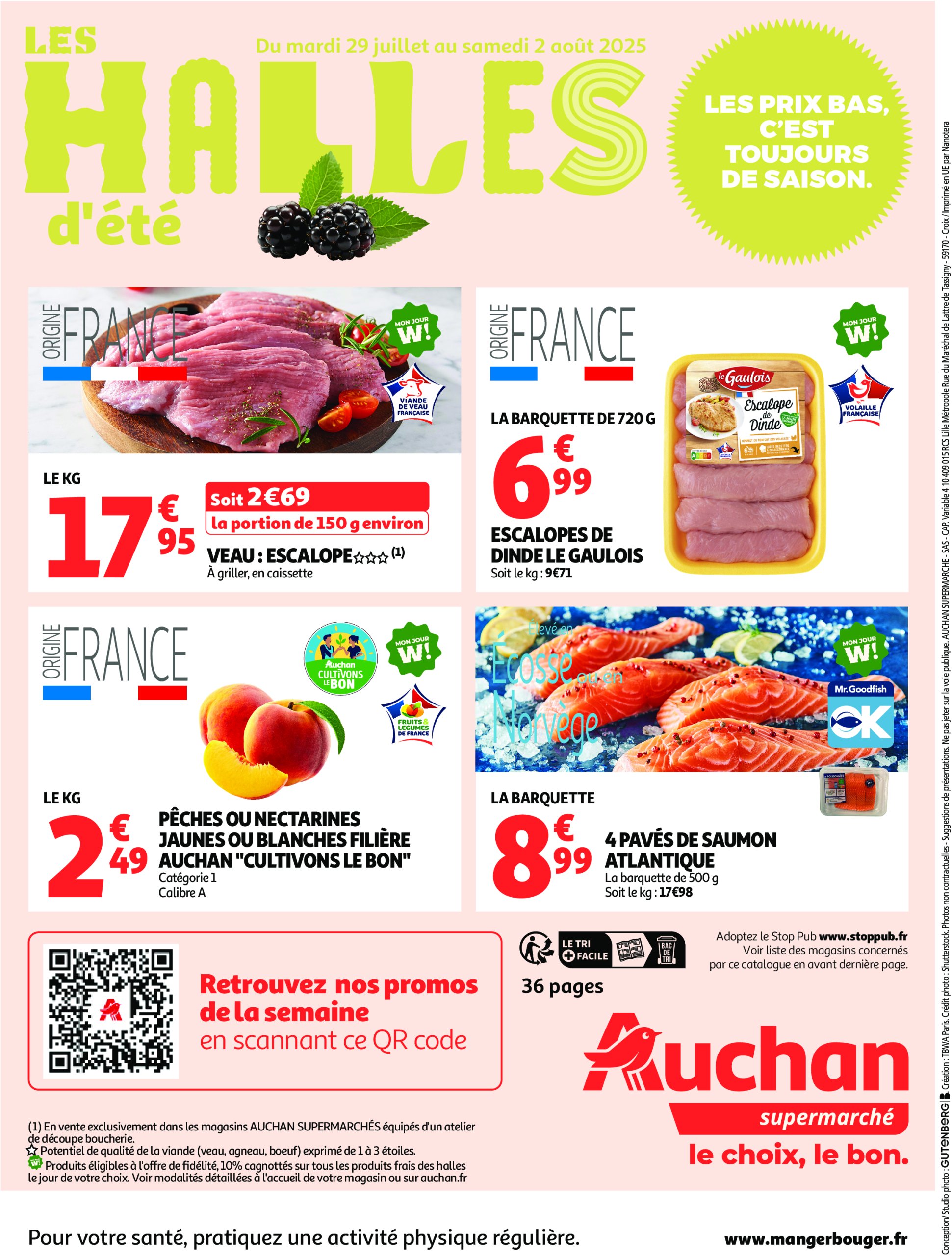 auchan - Catalogue Auchan supermarché - Foire à la bière dans votre super : sans pression pour le budget valable du 29/07 au 09/08 - page: 36