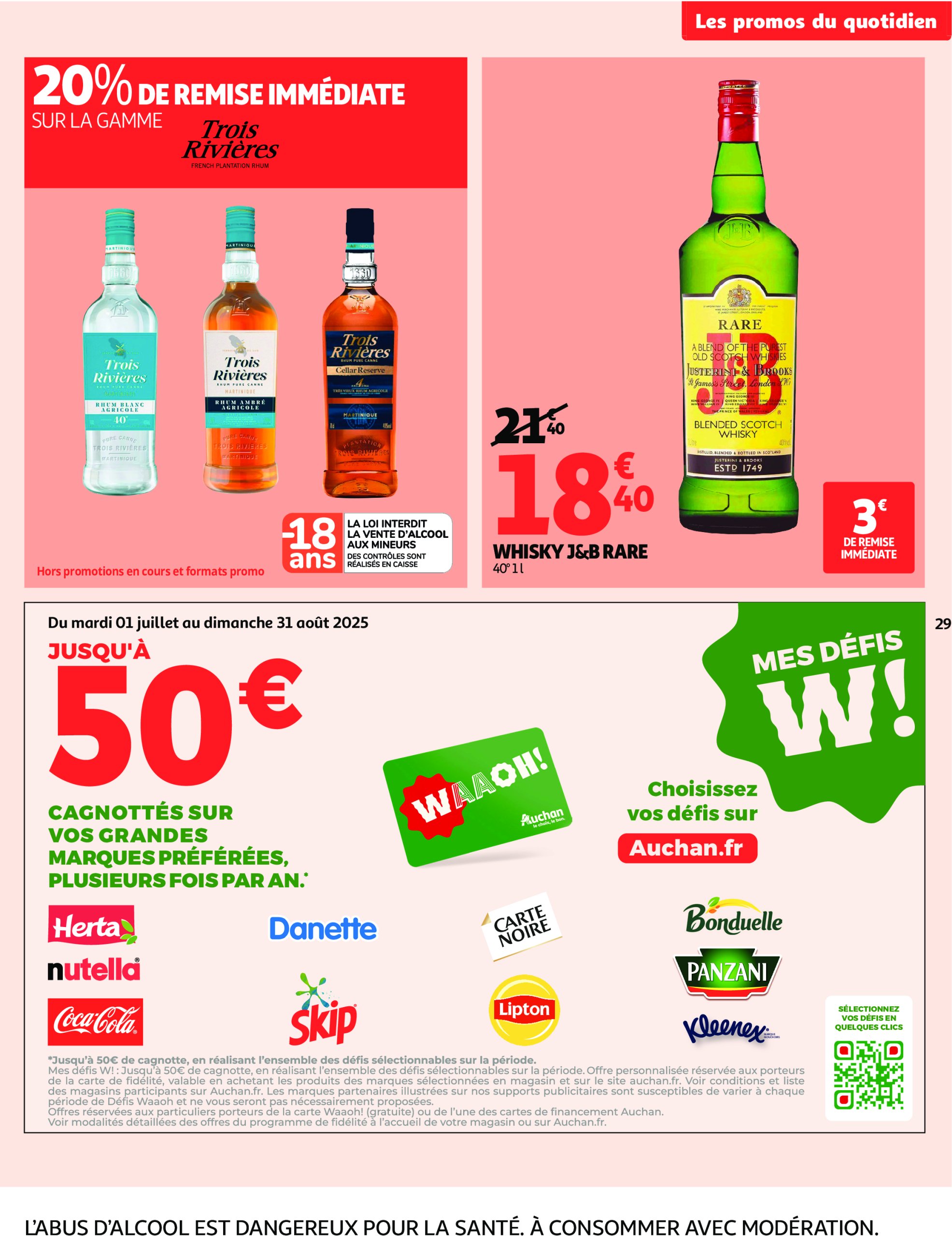 auchan - Catalogue Auchan supermarché - Foire à la bière dans votre super : sans pression pour le budget valable du 29/07 au 09/08 - page: 29