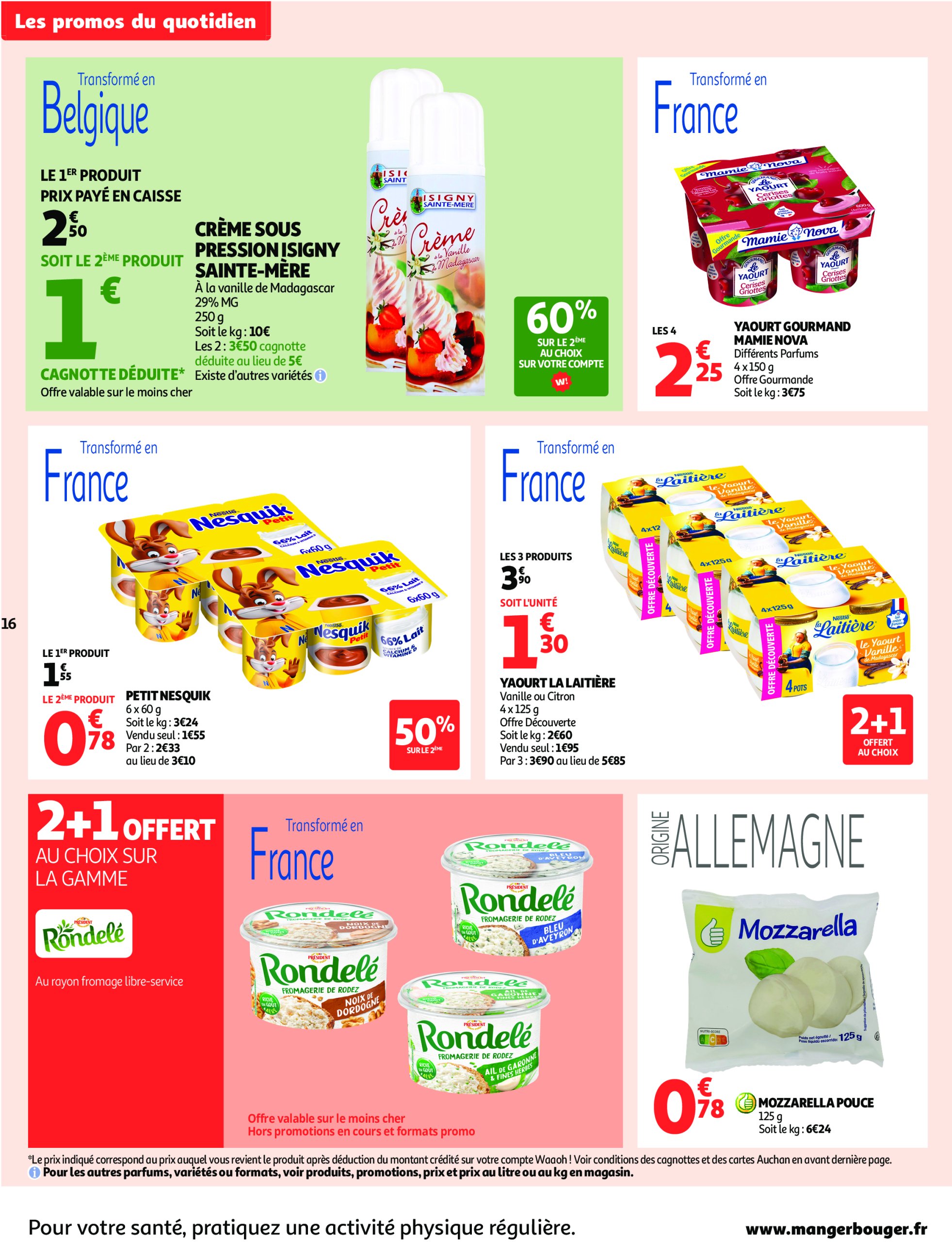 auchan - Catalogue Auchan supermarché - Foire à la bière dans votre super : sans pression pour le budget valable du 29/07 au 09/08 - page: 16