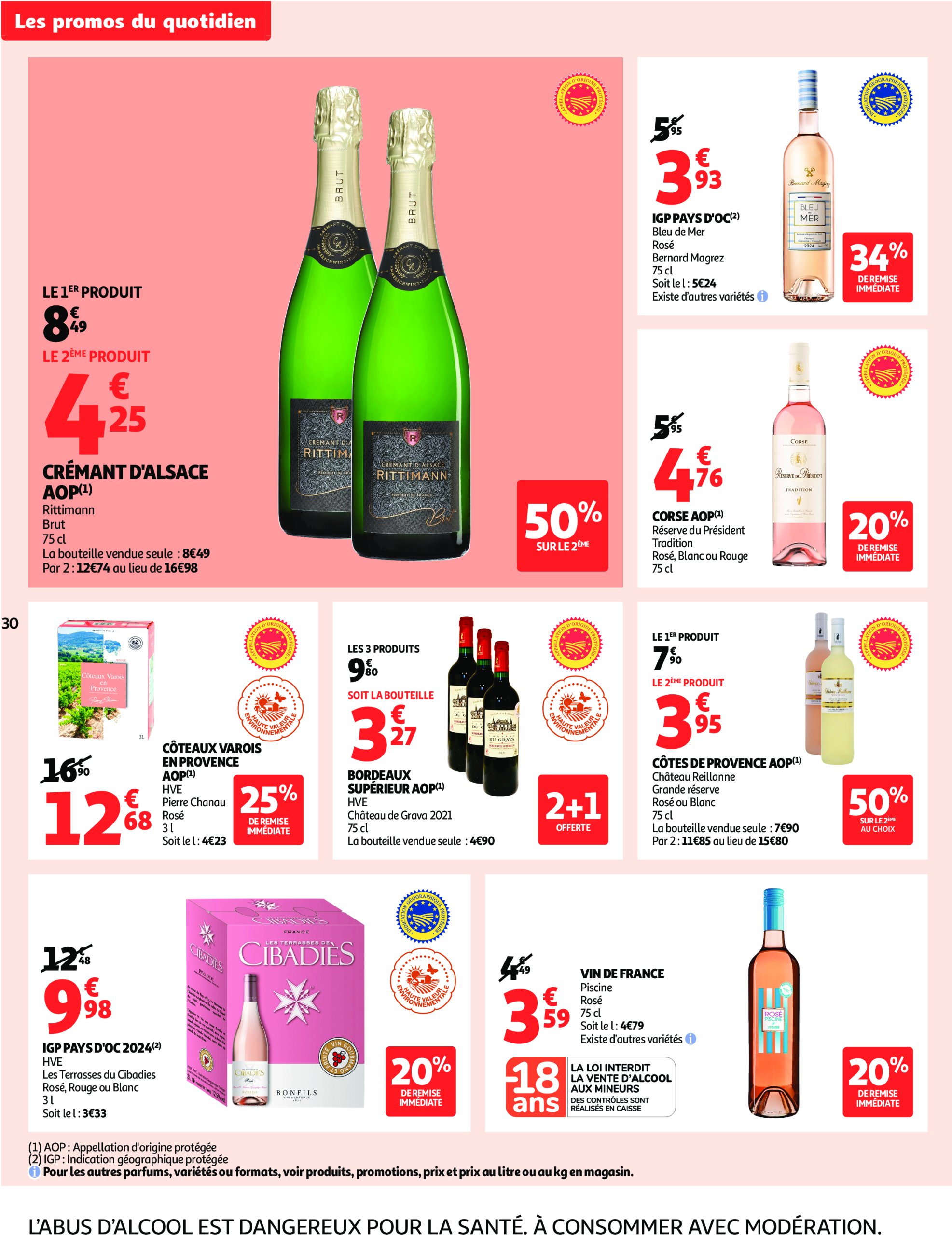 auchan - Catalogue Auchan - Foire à la bière : sans pression pour le budget valable du 29/07 au 10/08 - page: 30 auchan - Catalogue Auchan - Foire à la bière : sans pression pour le budget valable du 29/07 au 10/08 - page: 30