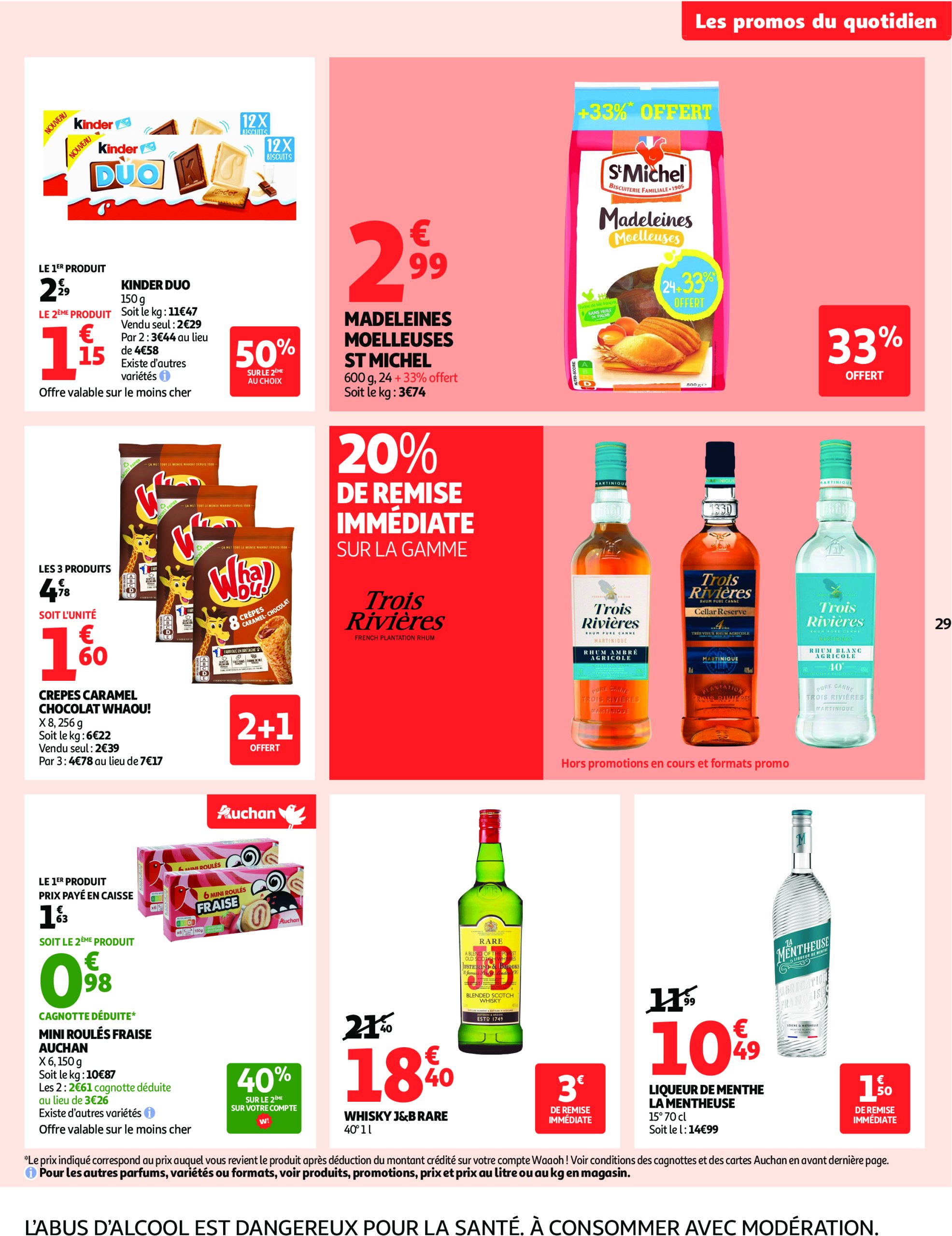 auchan - Catalogue Auchan - Foire à la bière : sans pression pour le budget valable du 29/07 au 10/08 - page: 29 auchan - Catalogue Auchan - Foire à la bière : sans pression pour le budget valable du 29/07 au 10/08 - page: 29