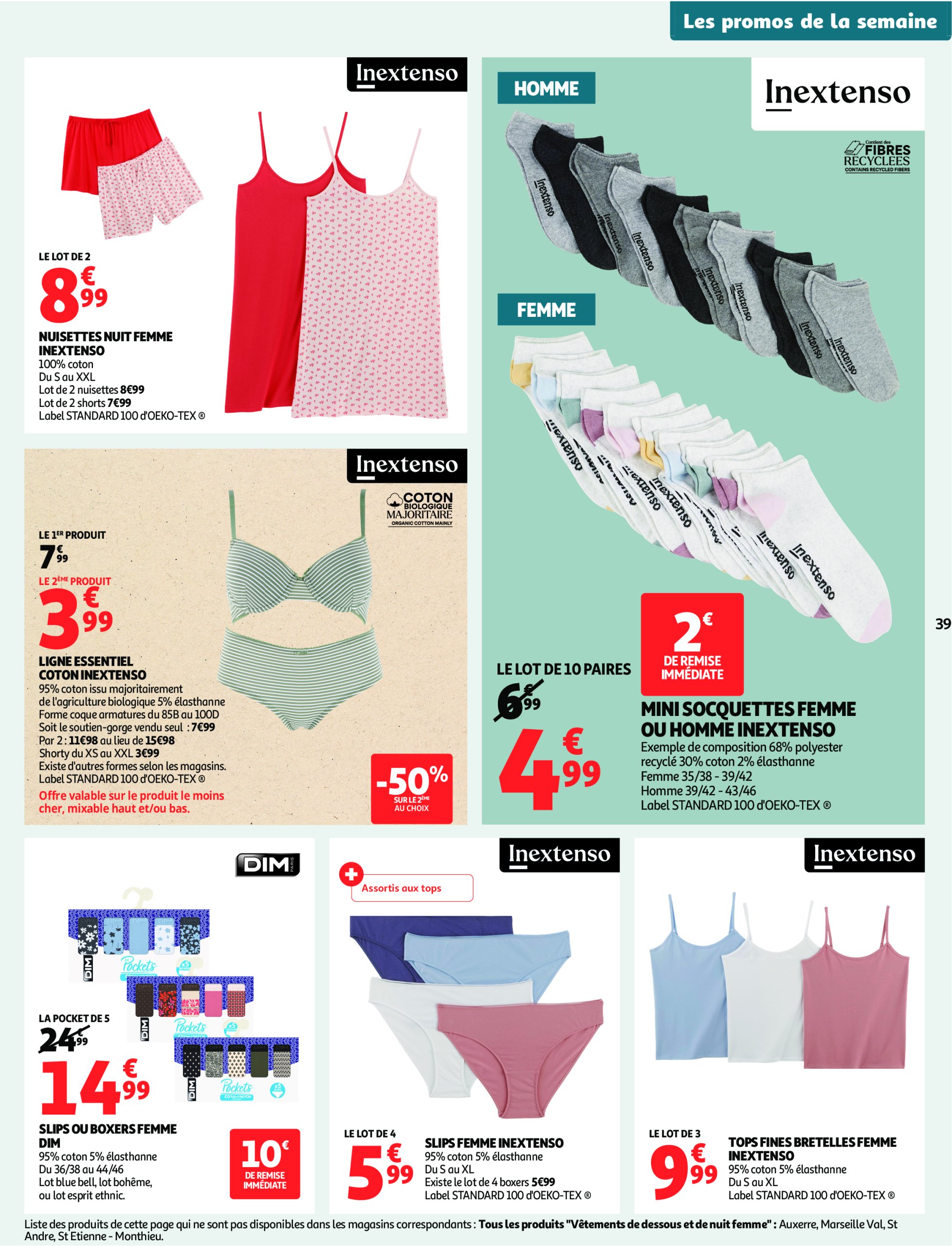 auchan - Catalogue Auchan - Foire à la bière : sans pression pour le budget valable du 29/07 au 10/08 - page: 39 auchan - Catalogue Auchan - Foire à la bière : sans pression pour le budget valable du 29/07 au 10/08 - page: 39