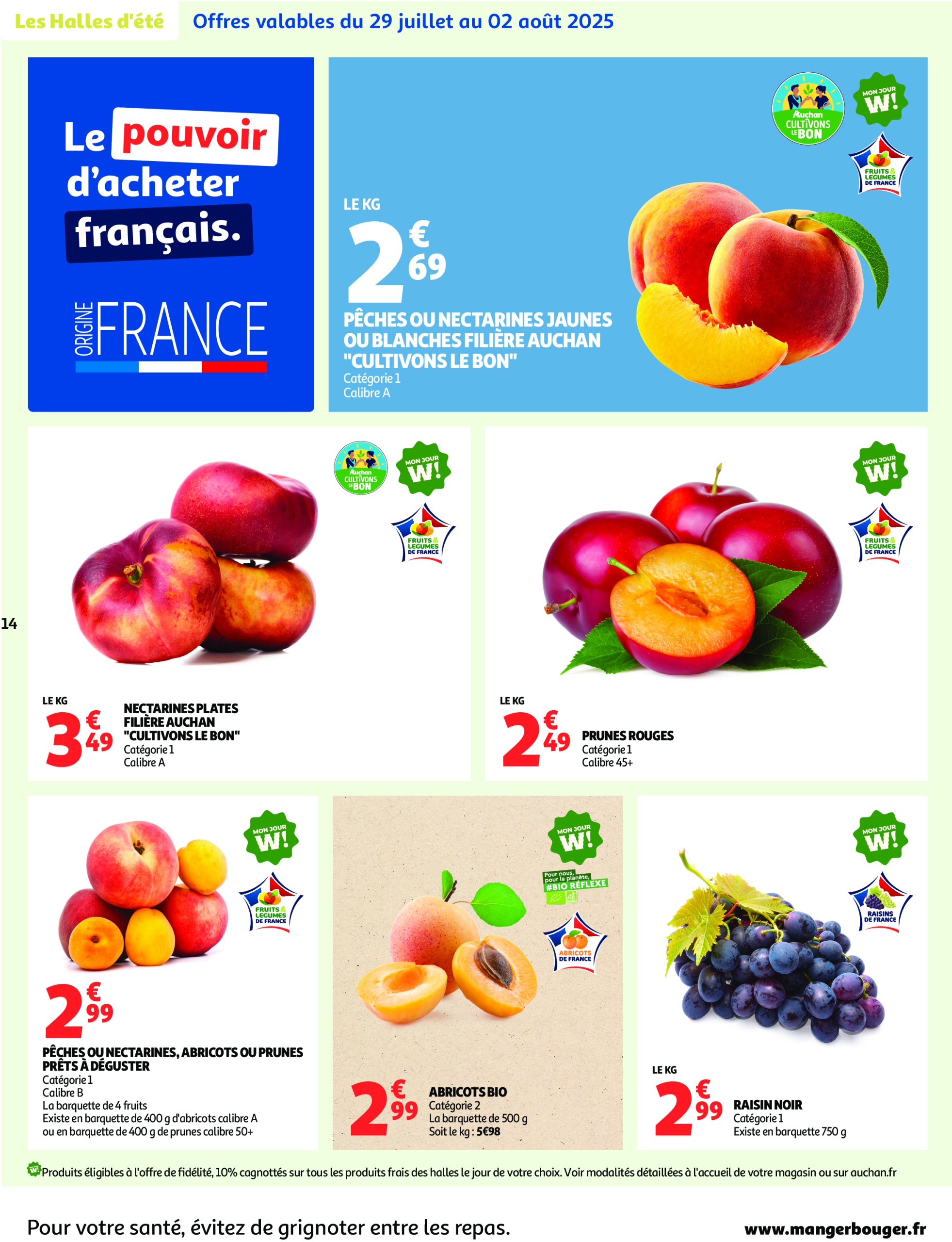 auchan - Catalogue Auchan - Foire à la bière : sans pression pour le budget valable du 29/07 au 10/08 - page: 14 auchan - Catalogue Auchan - Foire à la bière : sans pression pour le budget valable du 29/07 au 10/08 - page: 14