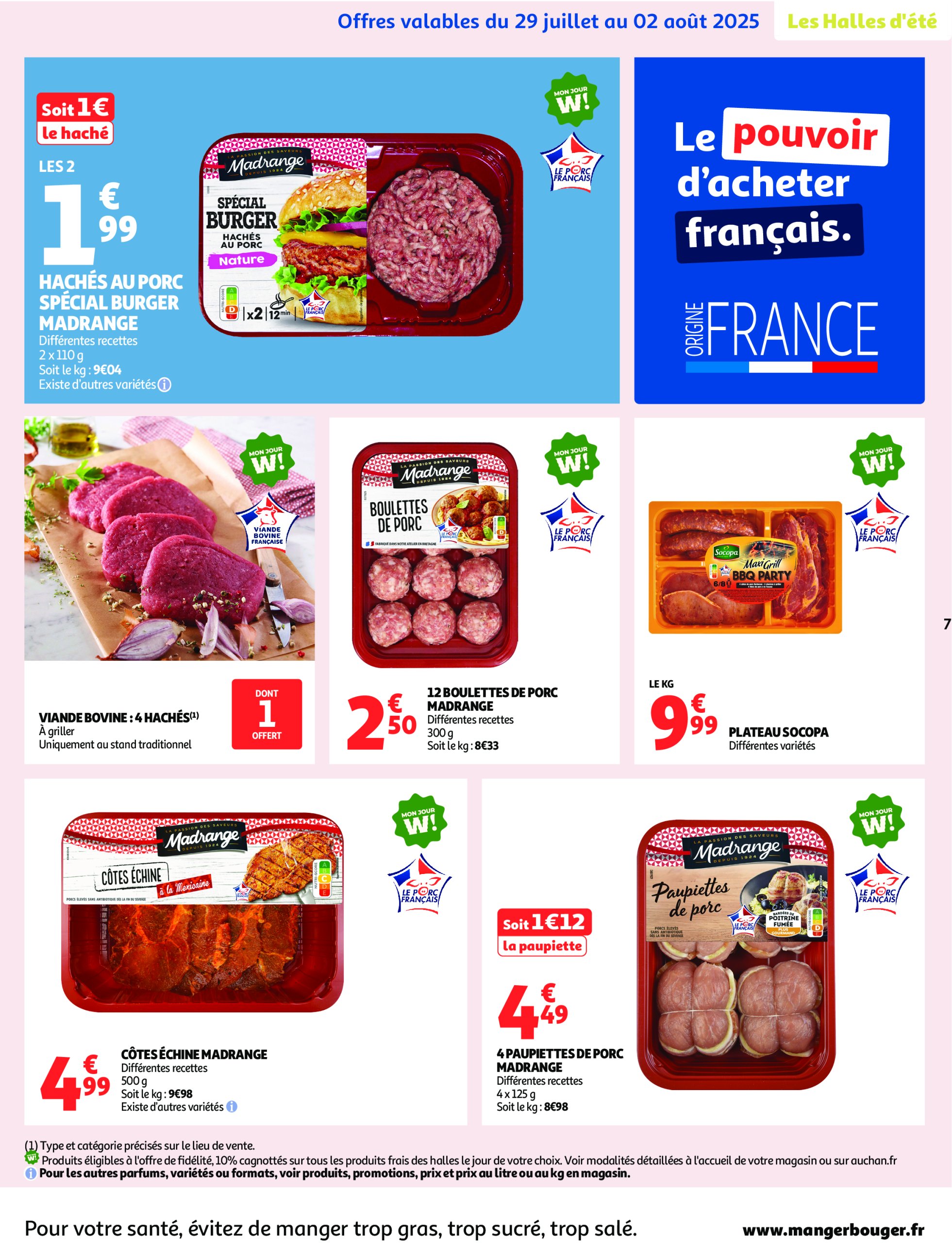 auchan - Catalogue Auchan - Foire à la bière : sans pression pour le budget valable du 29/07 au 10/08 - page: 7 auchan - Catalogue Auchan - Foire à la bière : sans pression pour le budget valable du 29/07 au 10/08 - page: 7