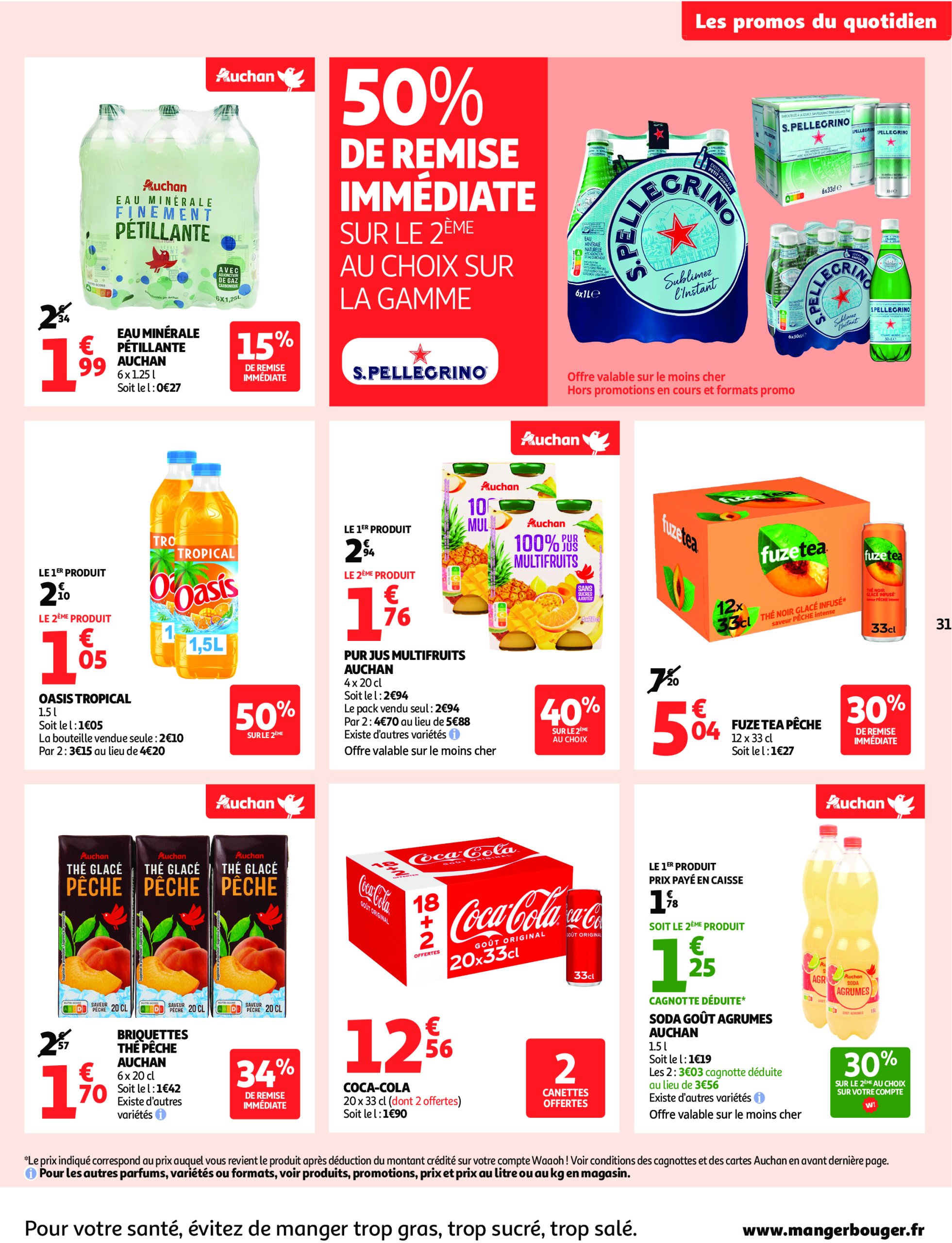 auchan - Catalogue Auchan - Foire à la bière : sans pression pour le budget valable du 29/07 au 10/08 - page: 31 auchan - Catalogue Auchan - Foire à la bière : sans pression pour le budget valable du 29/07 au 10/08 - page: 31