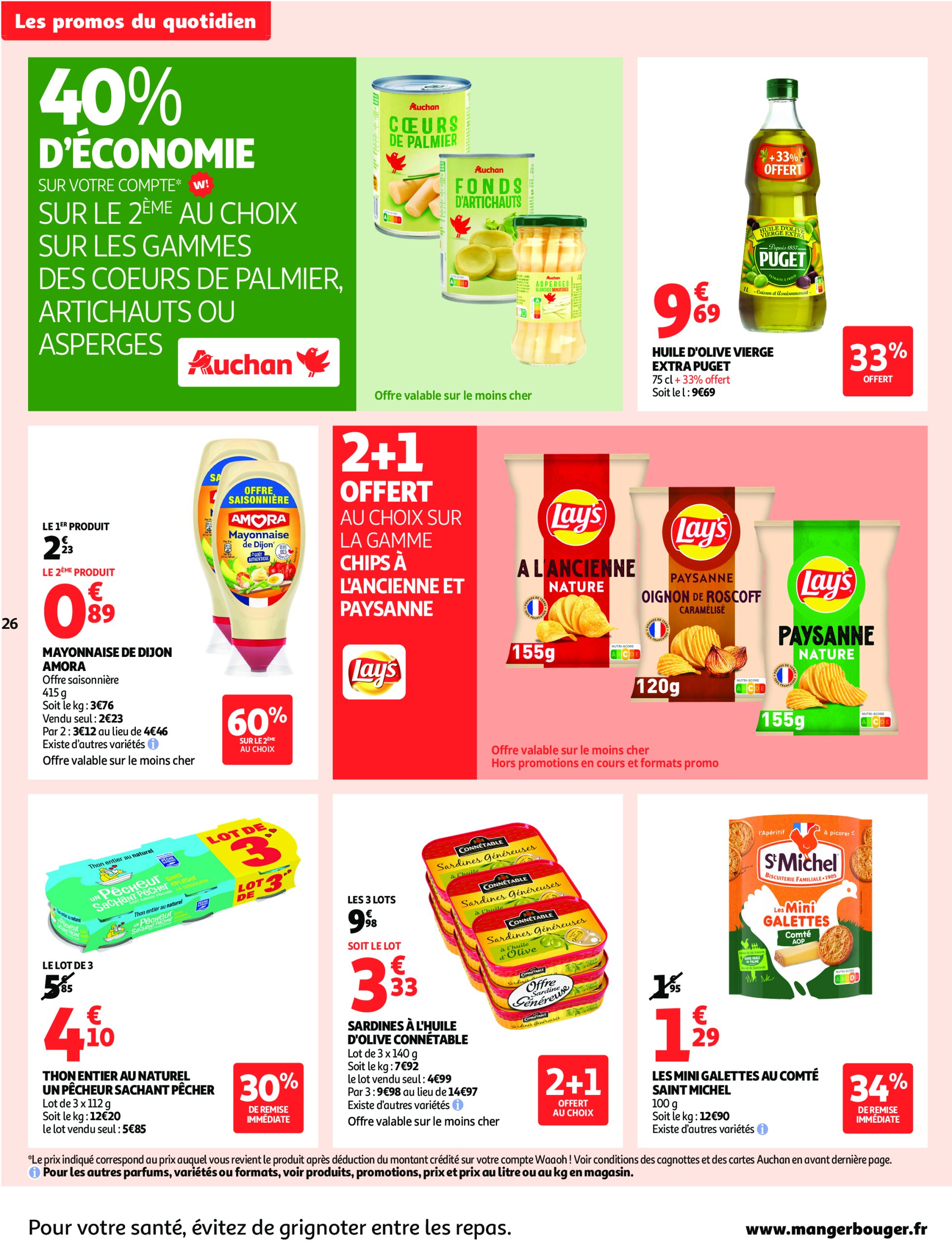 auchan - Catalogue Auchan - Foire à la bière : sans pression pour le budget valable du 29/07 au 10/08 - page: 26 auchan - Catalogue Auchan - Foire à la bière : sans pression pour le budget valable du 29/07 au 10/08 - page: 26