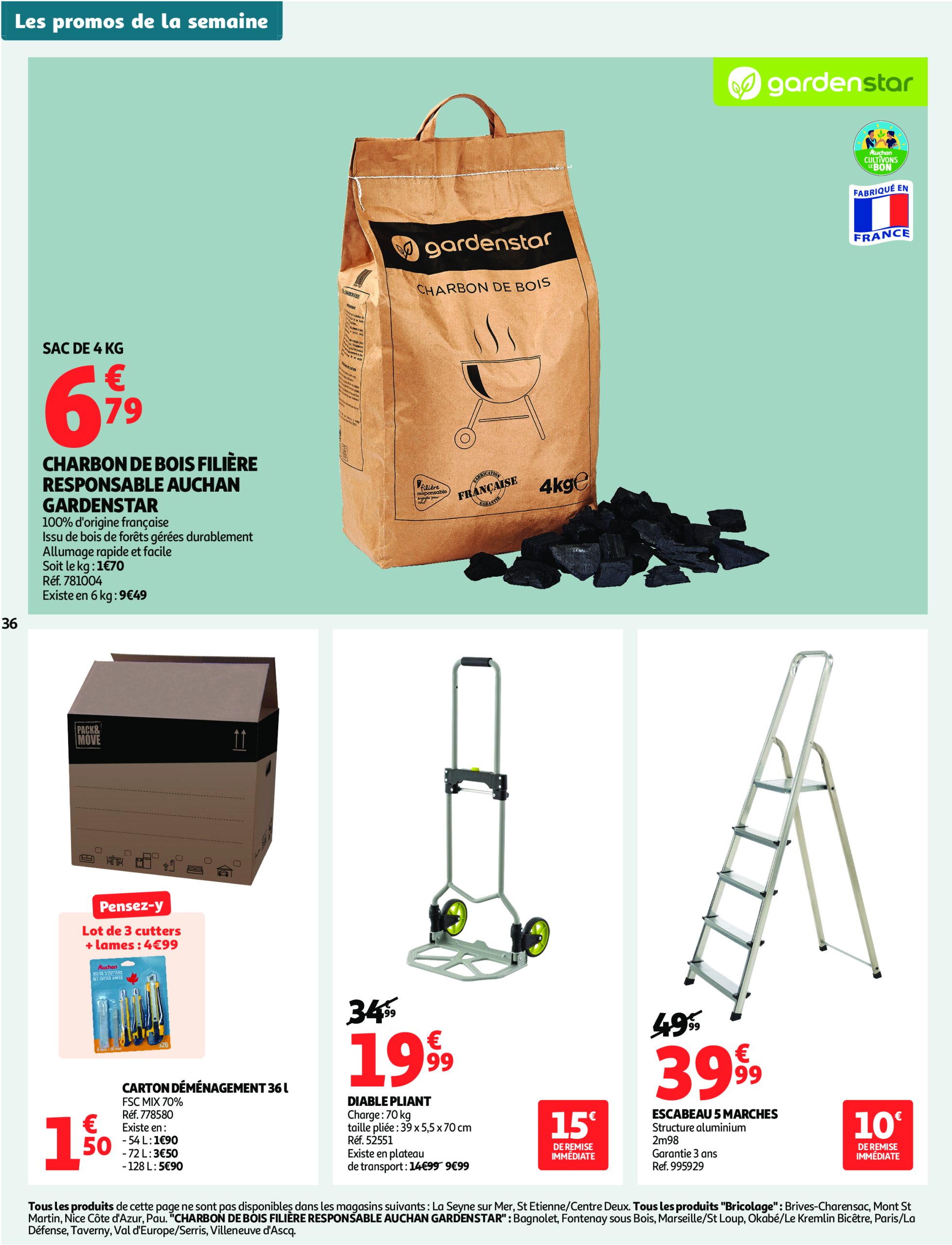 auchan - Catalogue Auchan - Foire à la bière : sans pression pour le budget valable du 29/07 au 10/08 - page: 36 auchan - Catalogue Auchan - Foire à la bière : sans pression pour le budget valable du 29/07 au 10/08 - page: 36