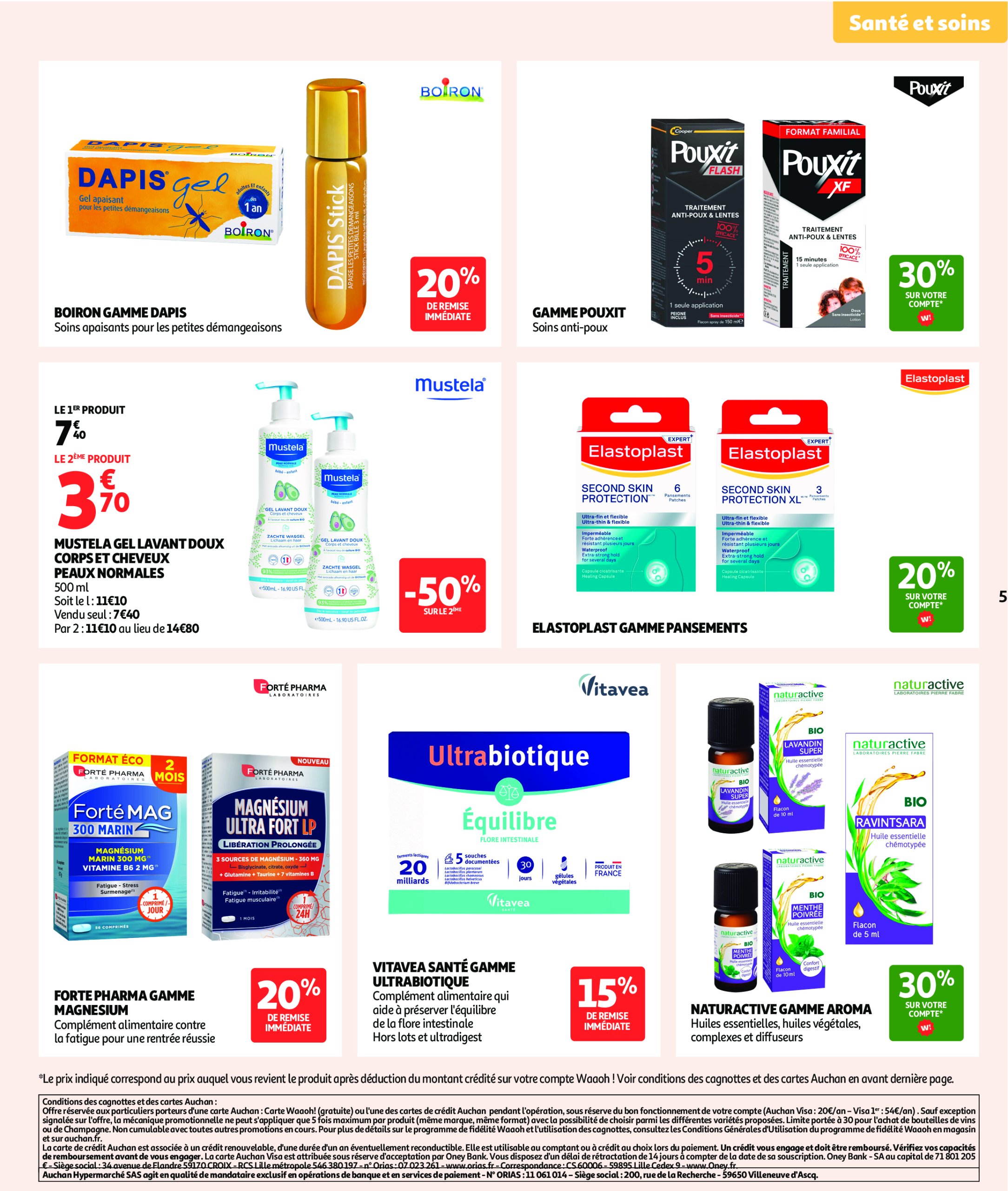 auchan - Catalogue Auchan - Pour les peaux à tendance économe valable du 28/07 au 18/08 - page: 5