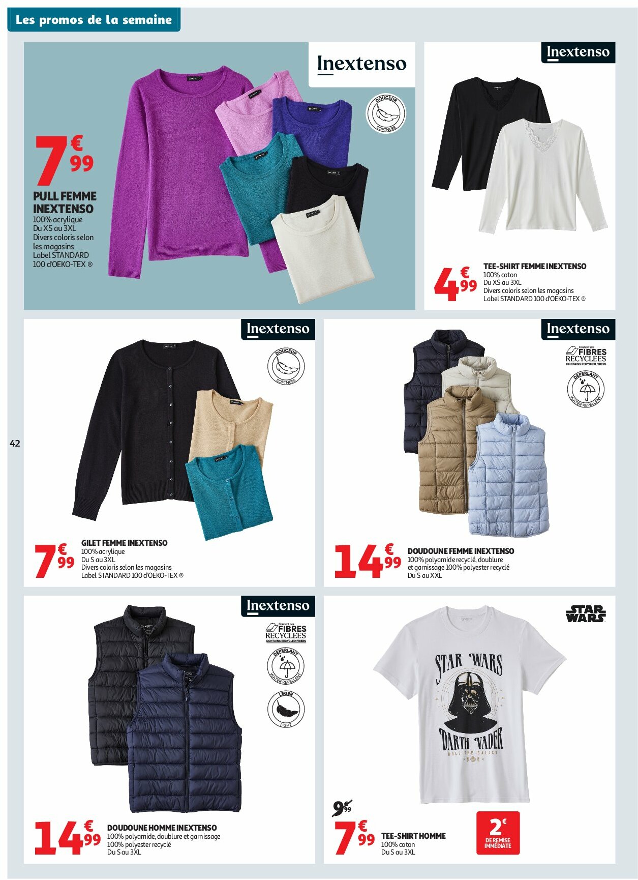 auchan - Catalogue Auchan - XXL : En gros, vous êtes toujours gagnant valable du 19/08 au 31/08 - page: 42 auchan - Catalogue Auchan - XXL : En gros, vous êtes toujours gagnant valable du 19/08 au 31/08 - page: 42