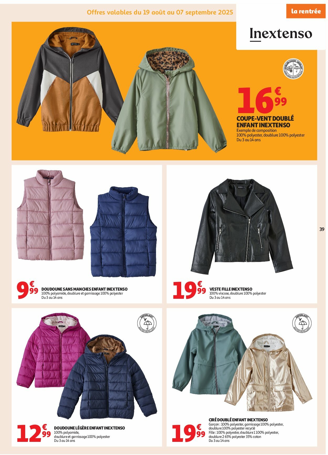 auchan - Catalogue Auchan - XXL : En gros, vous êtes toujours gagnant valable du 19/08 au 31/08 - page: 39 auchan - Catalogue Auchan - XXL : En gros, vous êtes toujours gagnant valable du 19/08 au 31/08 - page: 39