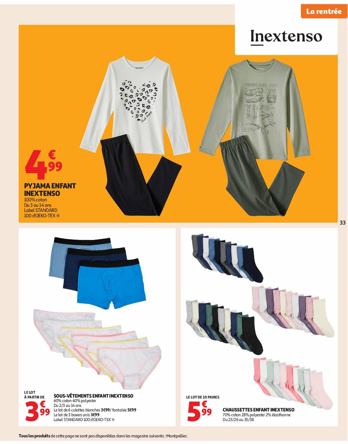 auchan - Catalogue Auchan - Rentrée des classes 2 valable du 19/08 au 07/09 - page: 33