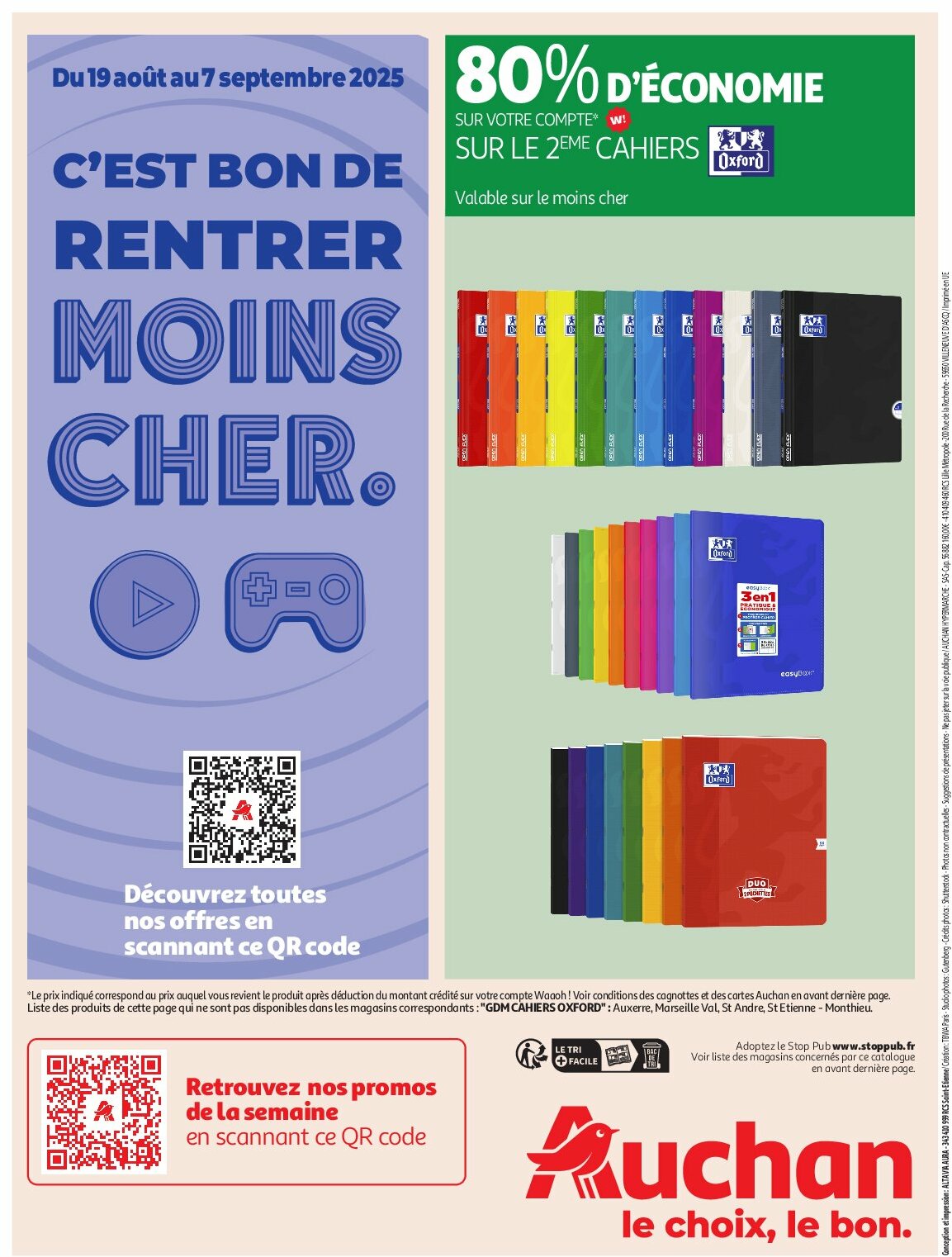 auchan - Catalogue Auchan - Des prix bas dès les premiers pas valable du 26/08 au 07/09 - page: 52