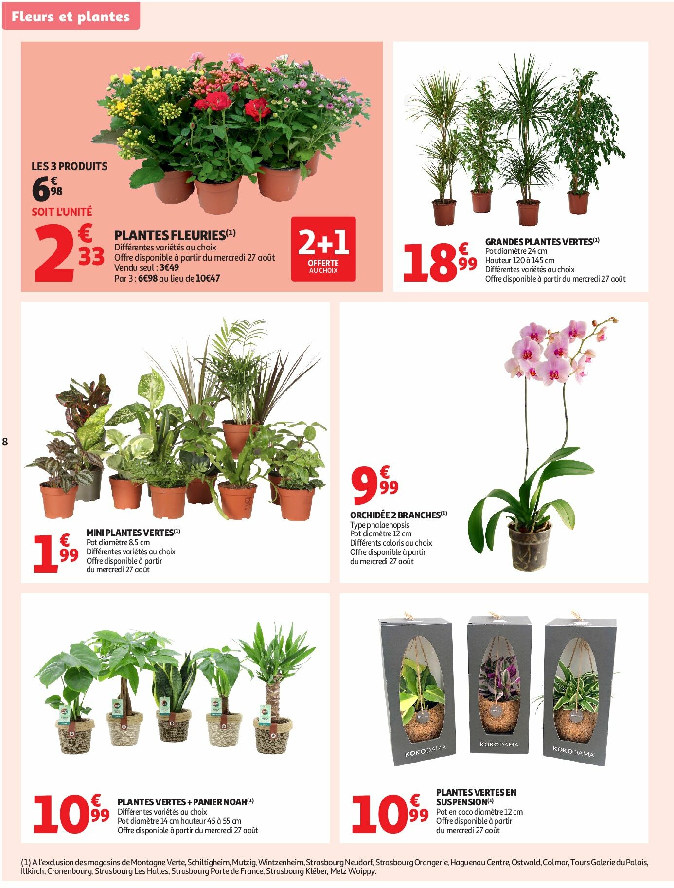 auchan - Catalogue Auchan supermarché - Le frais, le bon moins cher valable du 26/08 au 30/08 - page: 8