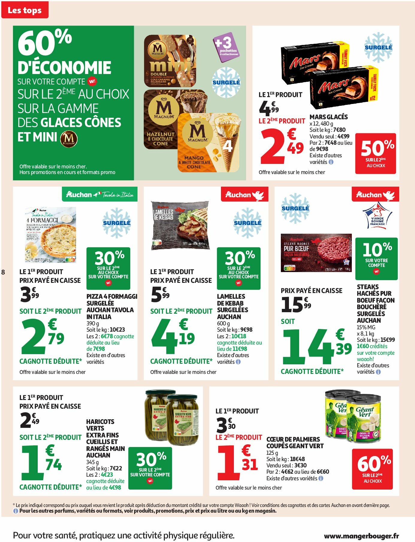 auchan - Catalogue Auchan - Des prix aussi bas, c'est le top dans votre super valable du 02/09 au 13/09 - page: 8