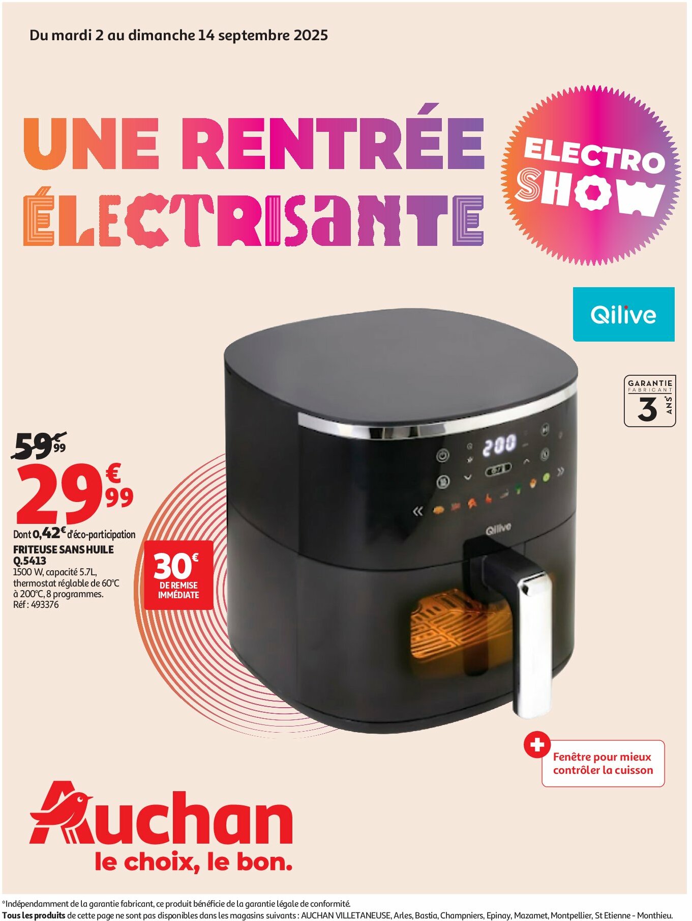 auchan - Catalogue Auchan - Une rentrée électrisante valable du 02/09 au 14/09