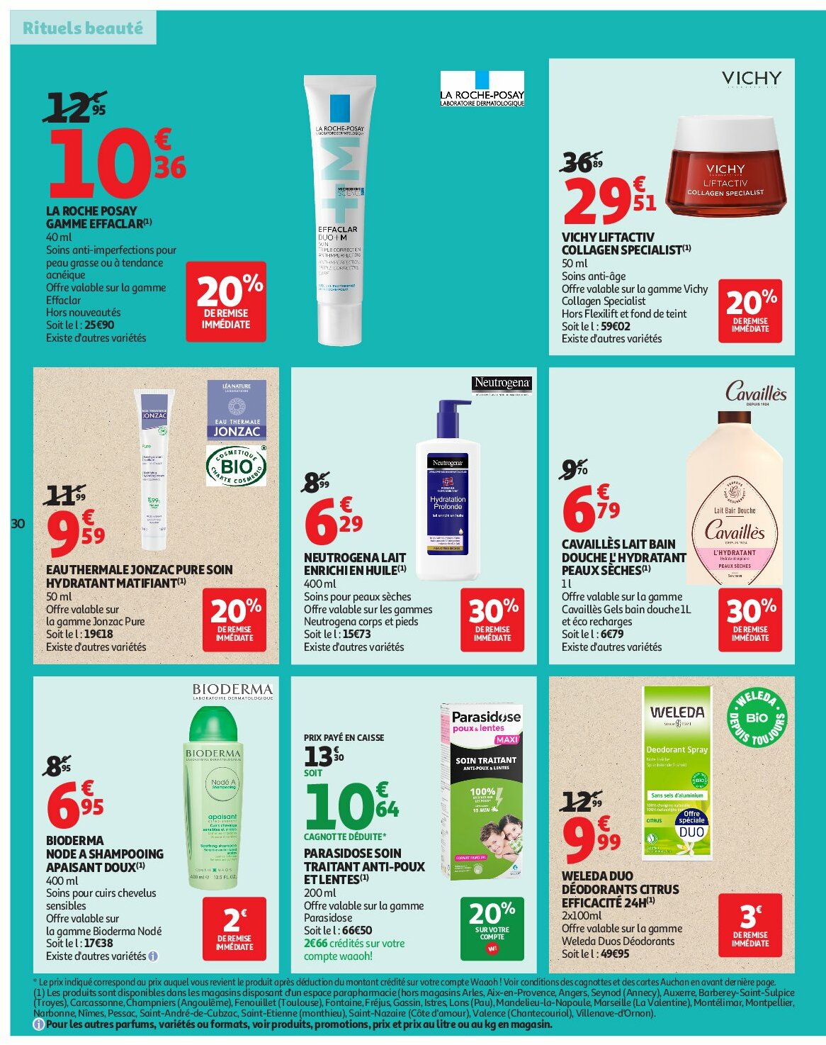 auchan - Catalogue Auchan - Des prix aussi bas, c'est le top valable du 02/09 au 14/09 - page: 30 auchan - Catalogue Auchan - Des prix aussi bas, c'est le top valable du 02/09 au 14/09 - page: 30