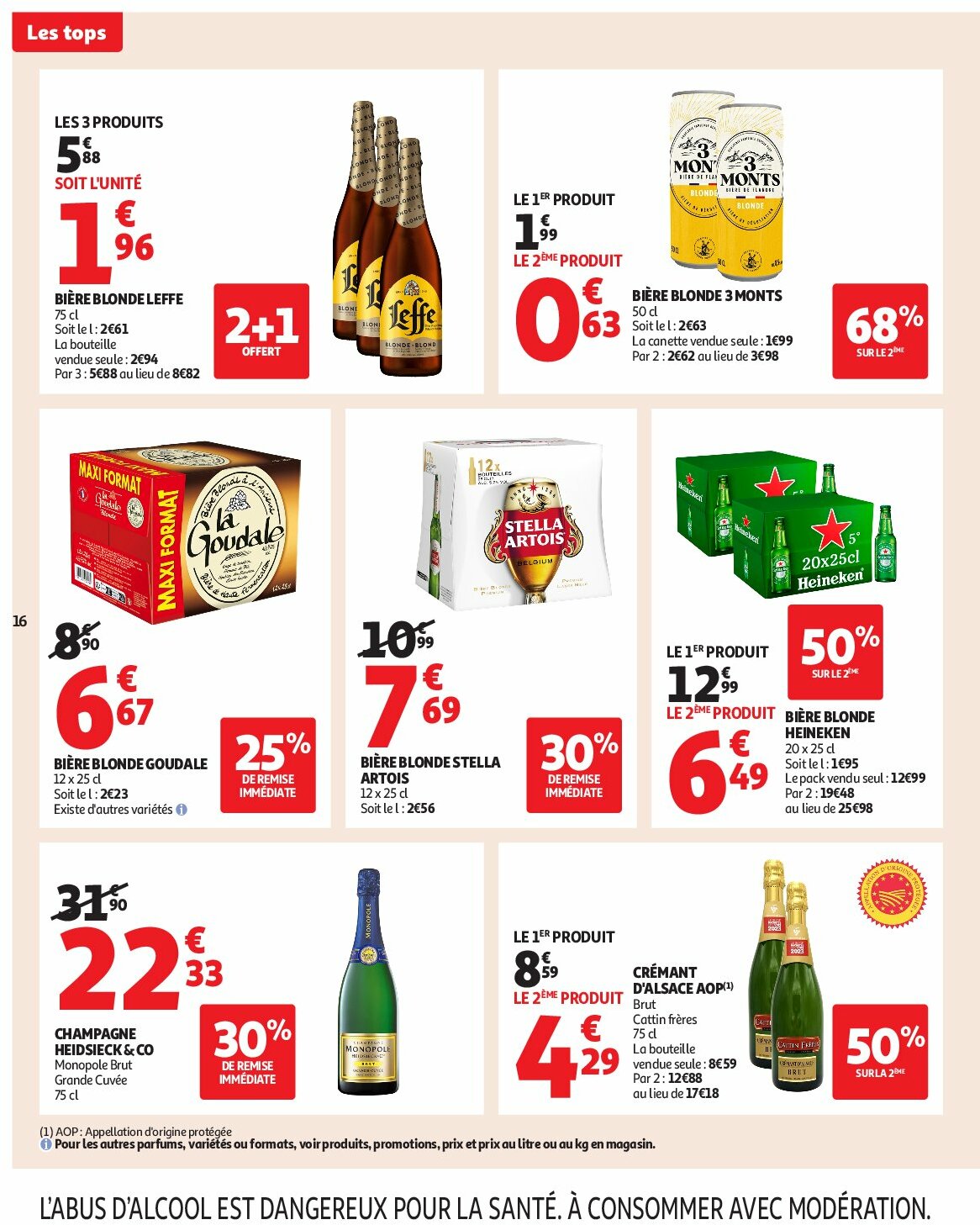 auchan - Catalogue Auchan - Des prix aussi bas, c'est le top valable du 02/09 au 14/09 - page: 16 auchan - Catalogue Auchan - Des prix aussi bas, c'est le top valable du 02/09 au 14/09 - page: 16