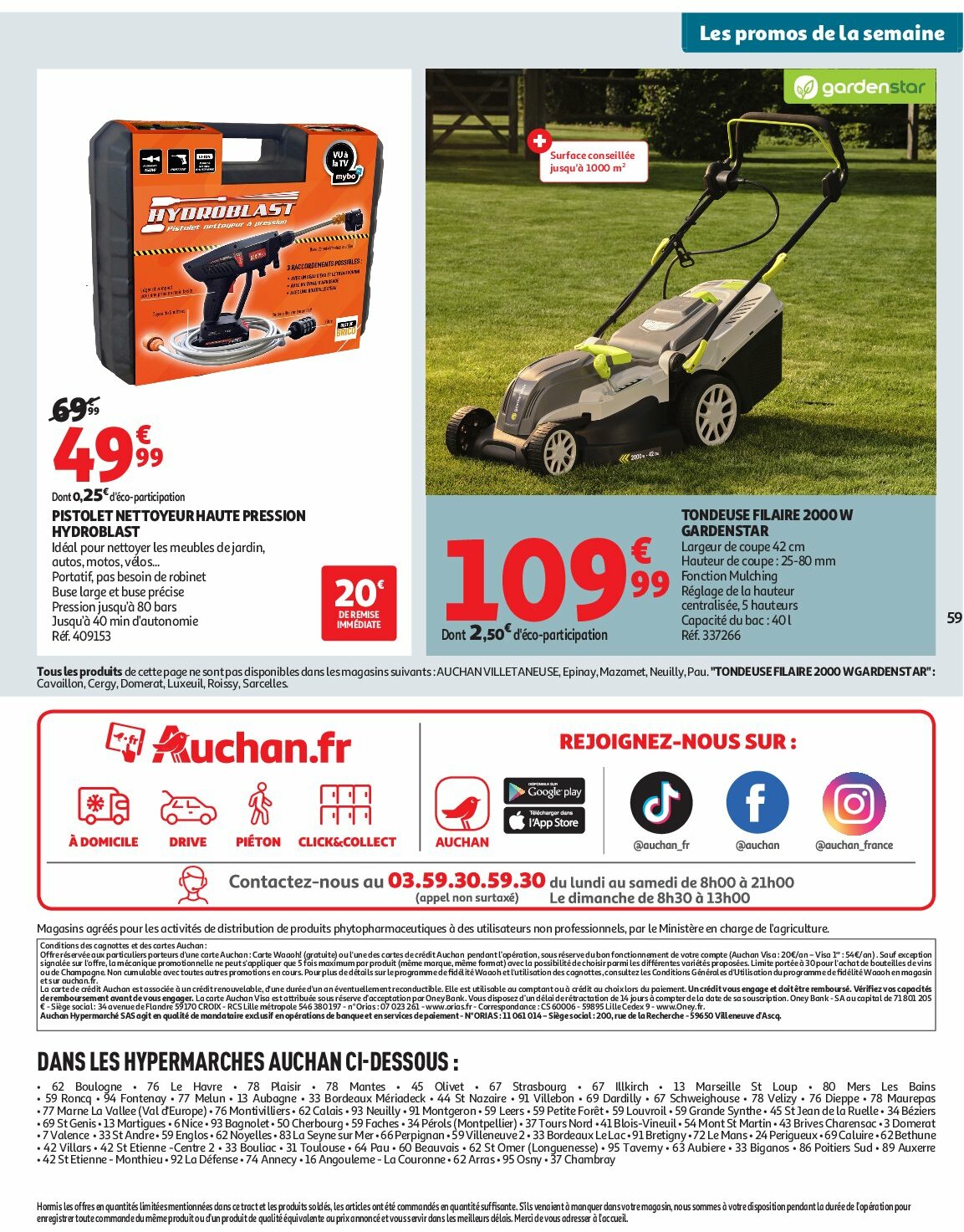 auchan - Catalogue Auchan - Des prix aussi bas, c'est le top valable du 02/09 au 14/09 - page: 59 auchan - Catalogue Auchan - Des prix aussi bas, c'est le top valable du 02/09 au 14/09 - page: 59