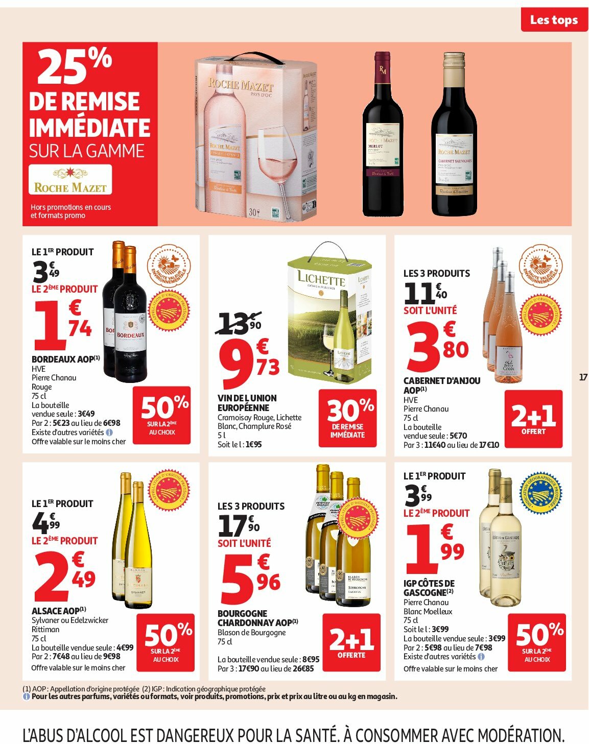 auchan - Catalogue Auchan - Des prix aussi bas, c'est le top valable du 02/09 au 14/09 - page: 17 auchan - Catalogue Auchan - Des prix aussi bas, c'est le top valable du 02/09 au 14/09 - page: 17