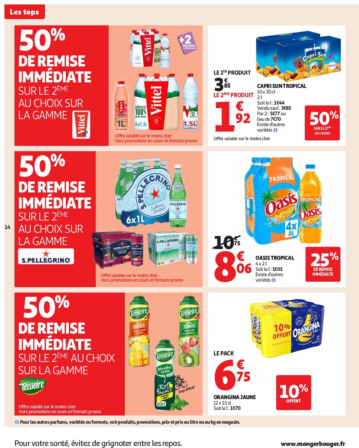 auchan - Catalogue Auchan - Des prix aussi bas, c'est le top valable du 02/09 au 14/09 - page: 14 auchan - Catalogue Auchan - Des prix aussi bas, c'est le top valable du 02/09 au 14/09 - page: 14