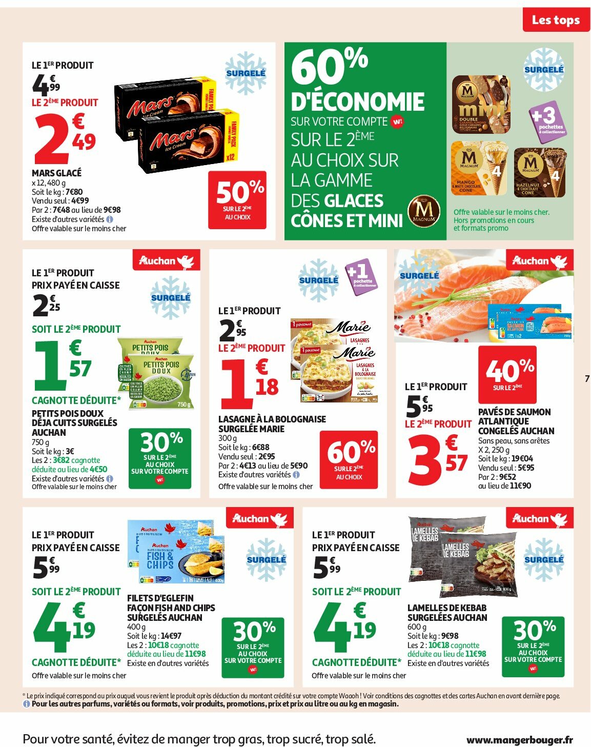 auchan - Catalogue Auchan - Des prix aussi bas, c'est le top valable du 02/09 au 14/09 - page: 7 auchan - Catalogue Auchan - Des prix aussi bas, c'est le top valable du 02/09 au 14/09 - page: 7