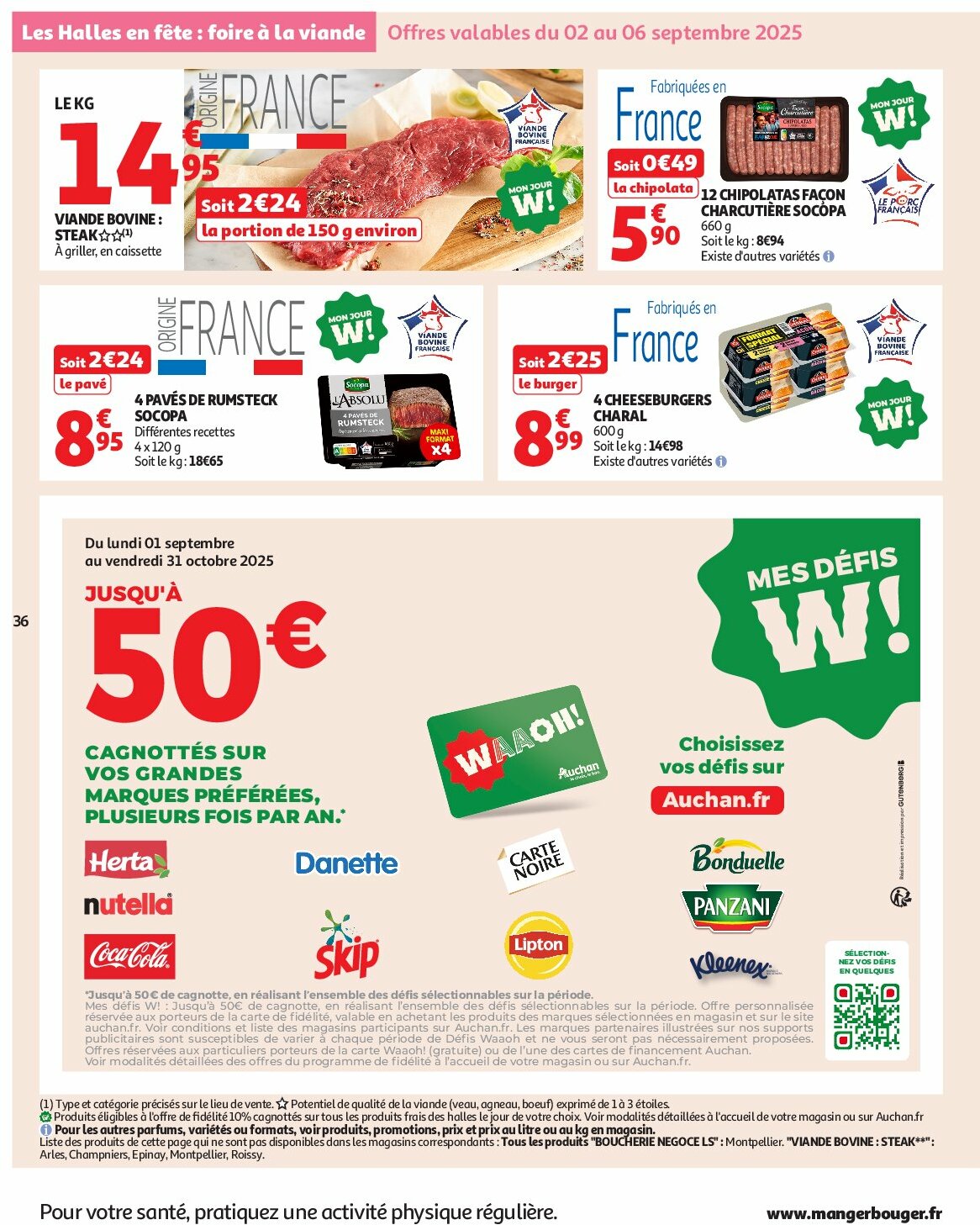 auchan - Catalogue Auchan - Des prix aussi bas, c'est le top valable du 02/09 au 14/09 - page: 36 auchan - Catalogue Auchan - Des prix aussi bas, c'est le top valable du 02/09 au 14/09 - page: 36