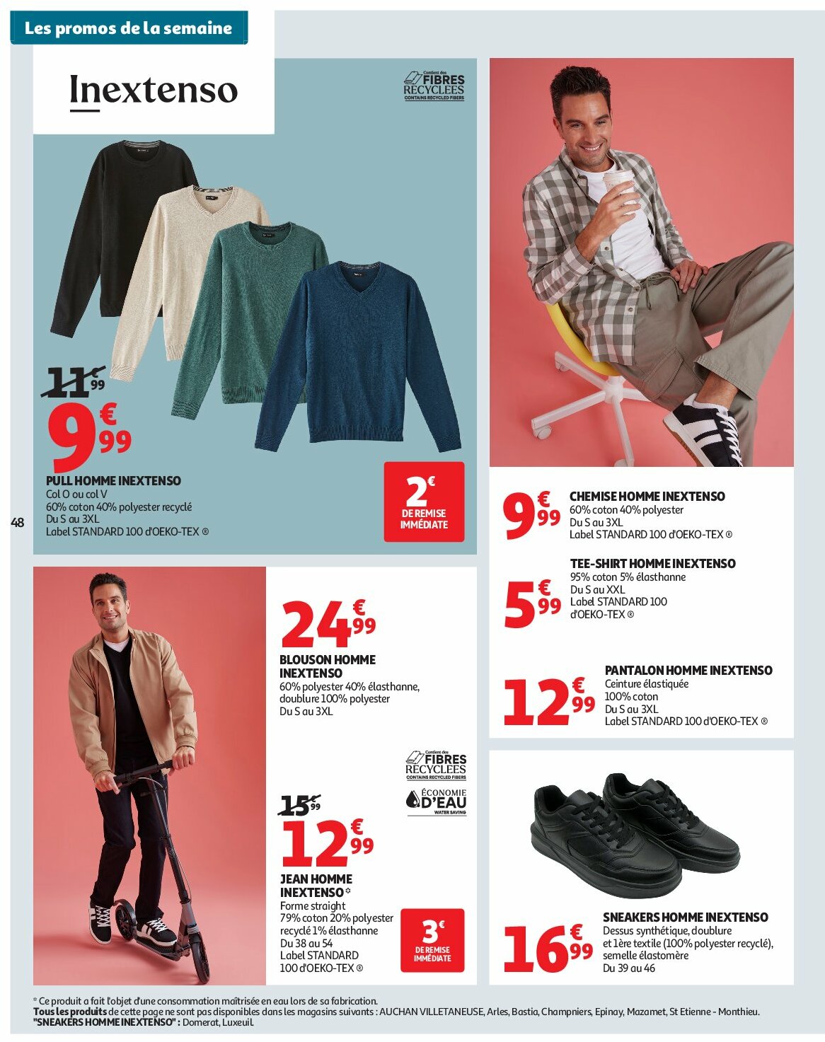 auchan - Catalogue Auchan - Des prix aussi bas, c'est le top valable du 02/09 au 14/09 - page: 48 auchan - Catalogue Auchan - Des prix aussi bas, c'est le top valable du 02/09 au 14/09 - page: 48