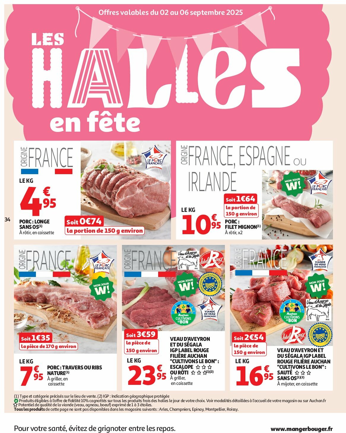 auchan - Catalogue Auchan - Des prix aussi bas, c'est le top valable du 02/09 au 14/09 - page: 34 auchan - Catalogue Auchan - Des prix aussi bas, c'est le top valable du 02/09 au 14/09 - page: 34