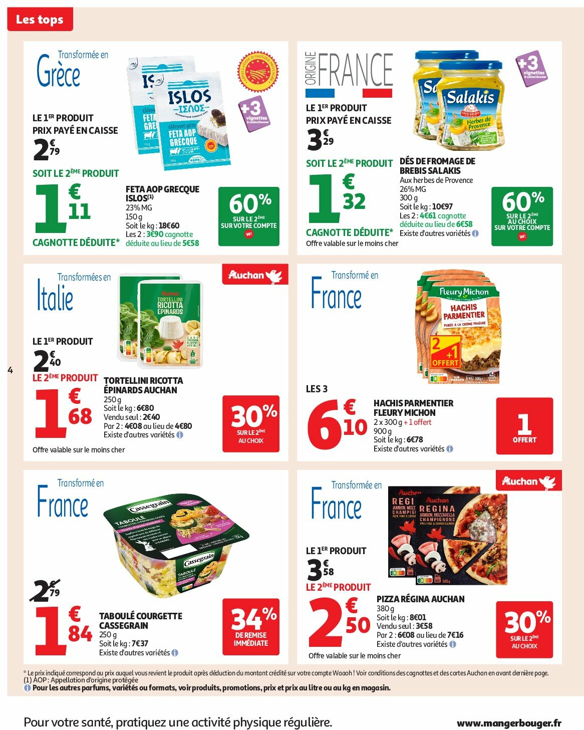 auchan - Catalogue Auchan - Des prix aussi bas, c'est le top valable du 02/09 au 14/09 - page: 4 auchan - Catalogue Auchan - Des prix aussi bas, c'est le top valable du 02/09 au 14/09 - page: 4