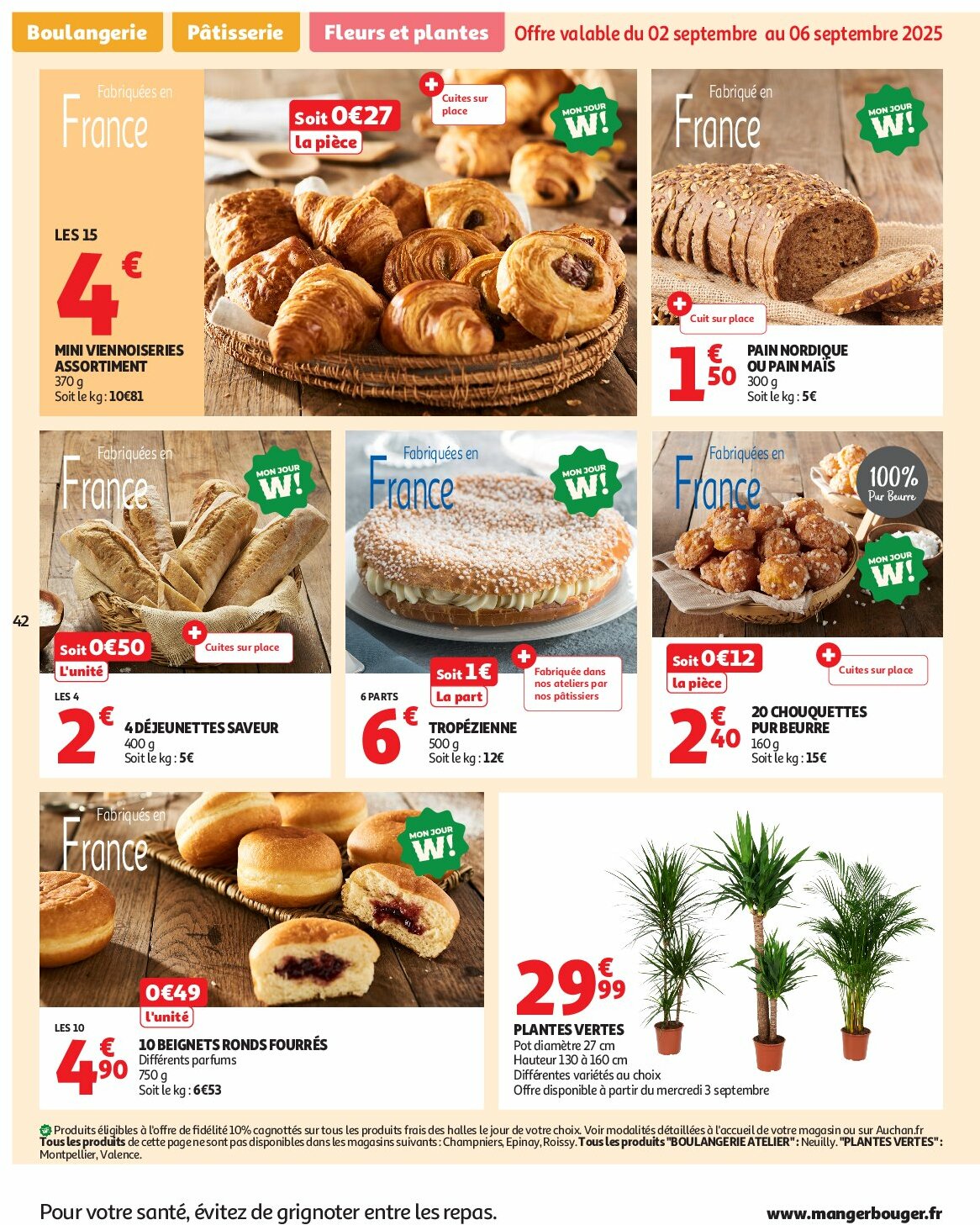 auchan - Catalogue Auchan - Des prix aussi bas, c'est le top valable du 02/09 au 14/09 - page: 42 auchan - Catalogue Auchan - Des prix aussi bas, c'est le top valable du 02/09 au 14/09 - page: 42