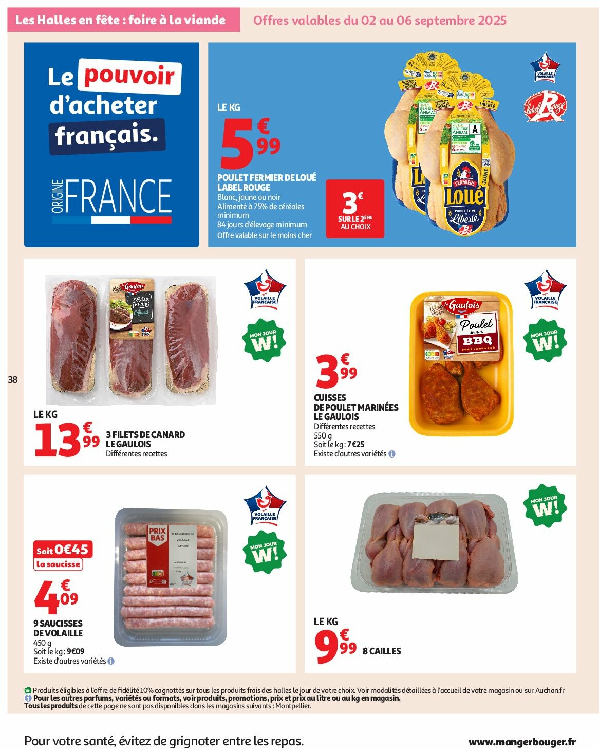 auchan - Catalogue Auchan - Des prix aussi bas, c'est le top valable du 02/09 au 14/09 - page: 38 auchan - Catalogue Auchan - Des prix aussi bas, c'est le top valable du 02/09 au 14/09 - page: 38