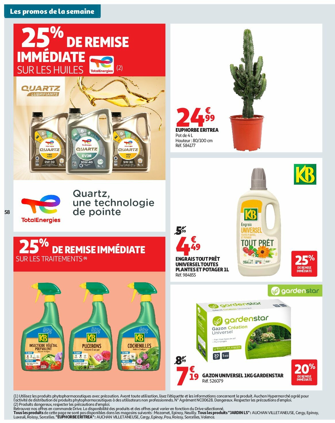 auchan - Catalogue Auchan - Des prix aussi bas, c'est le top valable du 02/09 au 14/09 - page: 58 auchan - Catalogue Auchan - Des prix aussi bas, c'est le top valable du 02/09 au 14/09 - page: 58