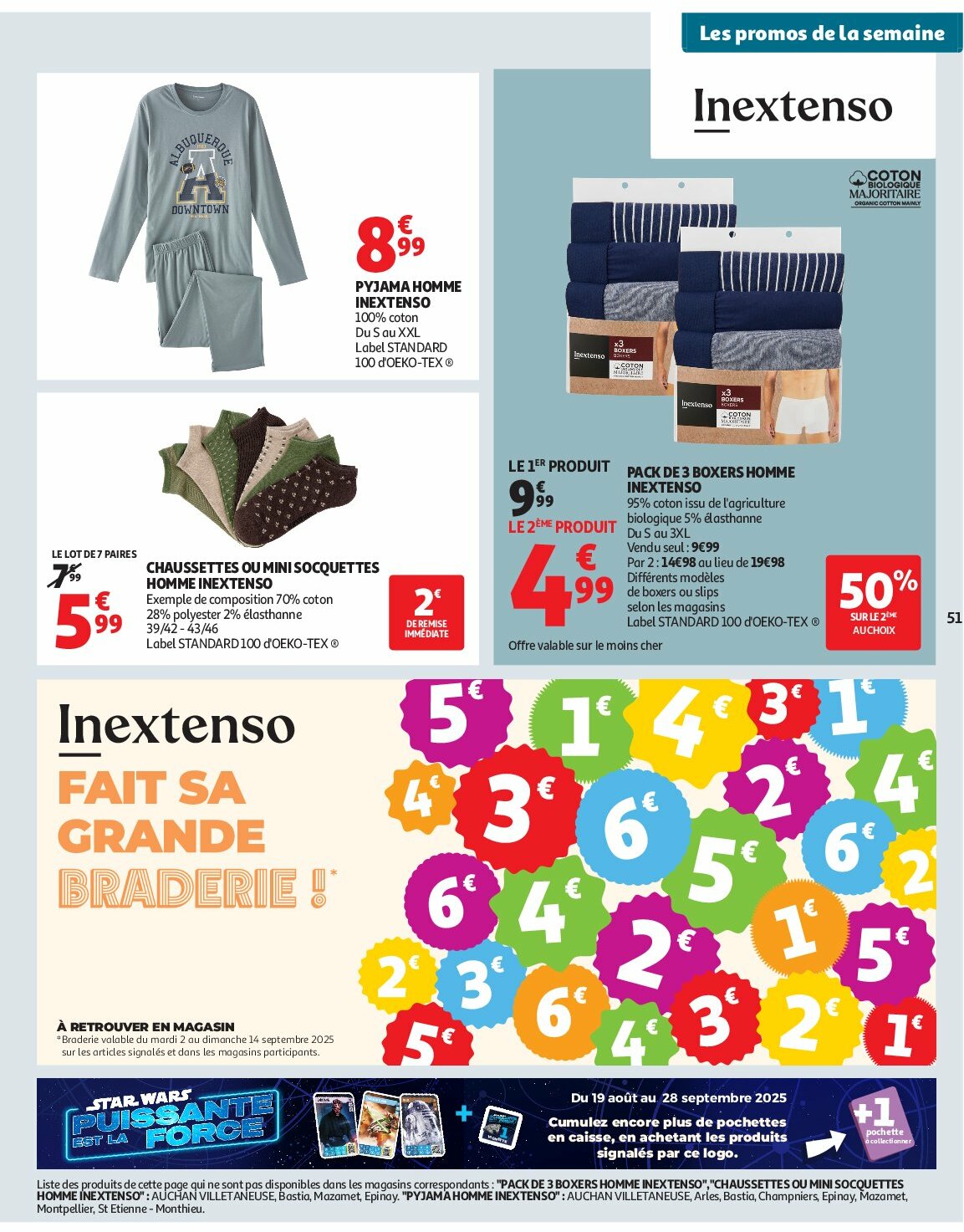 auchan - Catalogue Auchan - Des prix aussi bas, c'est le top valable du 02/09 au 14/09 - page: 51 auchan - Catalogue Auchan - Des prix aussi bas, c'est le top valable du 02/09 au 14/09 - page: 51