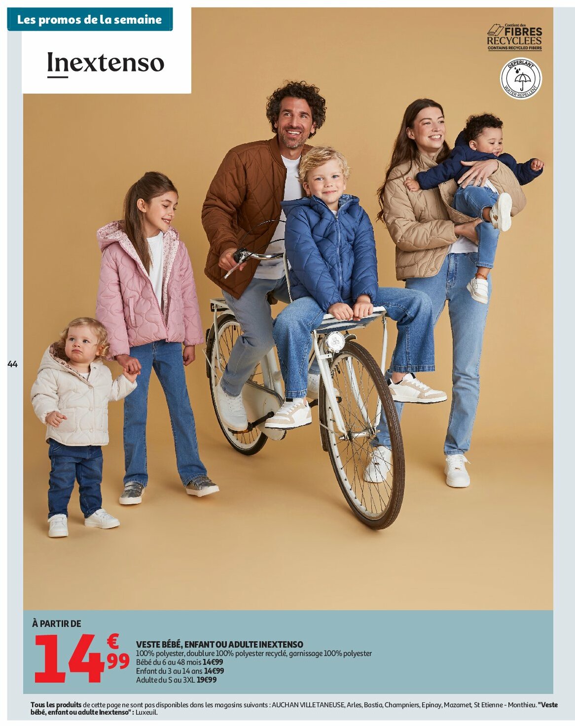 auchan - Catalogue Auchan - Des prix aussi bas, c'est le top valable du 02/09 au 14/09 - page: 44 auchan - Catalogue Auchan - Des prix aussi bas, c'est le top valable du 02/09 au 14/09 - page: 44
