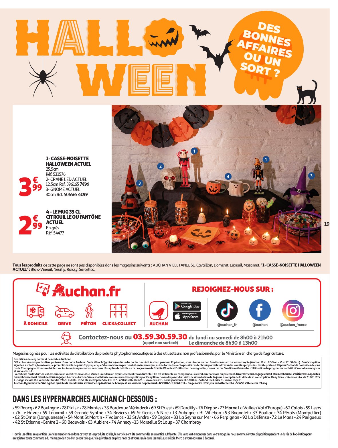 auchan - Catalogue Auchan - Tout pour la déco : changez de style à l'intérieur valable du 09/09 au 26/10 - page: 19