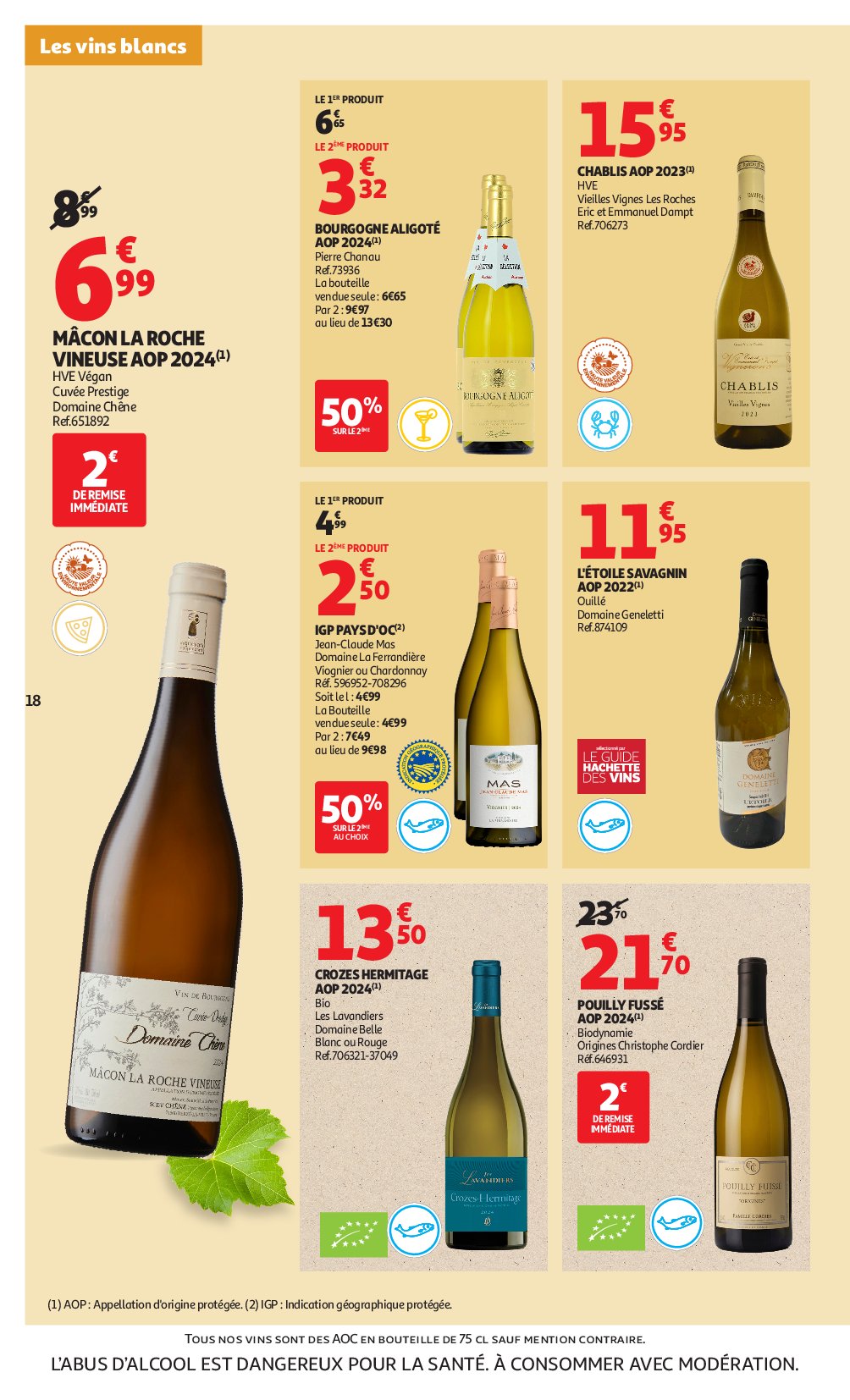 auchan - Catalogue Auchan supermarché - Foire aux Vins dans valable du 09/09 au 27/09 - page: 18