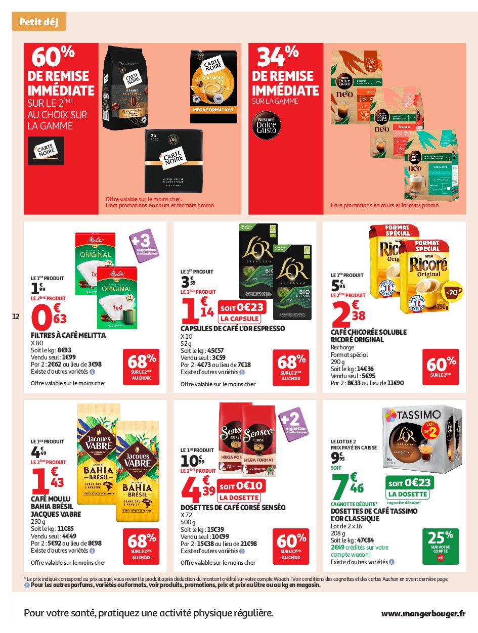 auchan - Catalogue Auchan - Petits prix écrémés valable du 09/09 au 21/09 - page: 12