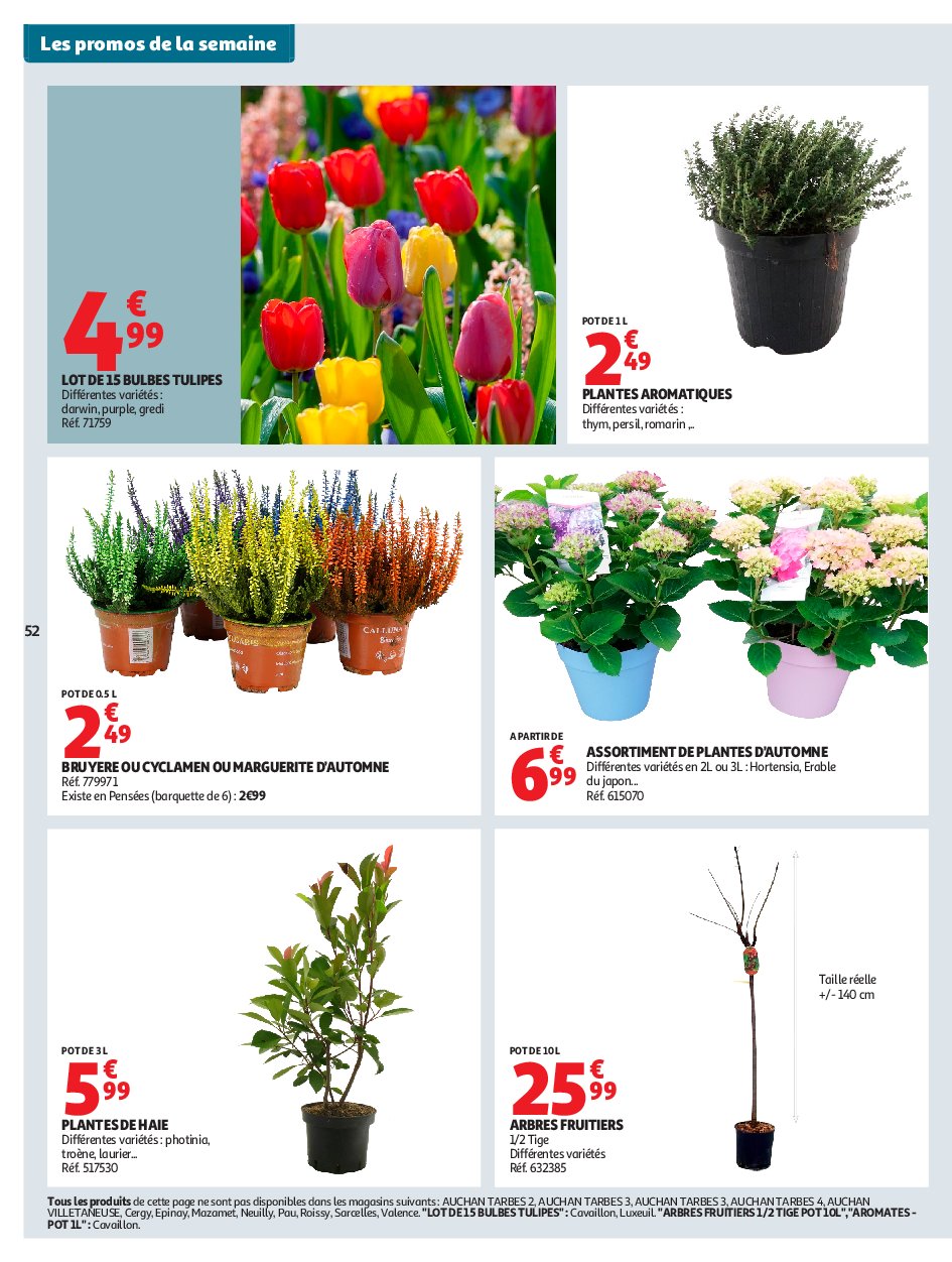 auchan - Catalogue Auchan - Petits prix écrémés valable du 09/09 au 21/09 - page: 52
