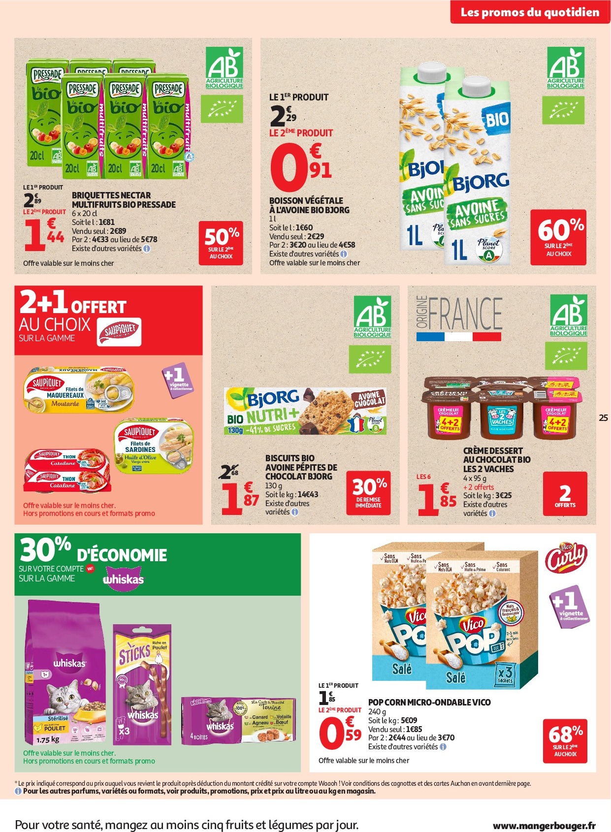 auchan - Catalogue Auchan - C'est parti pour les petits prix dans votre super valable du 16/09 au 27/09 - page: 25