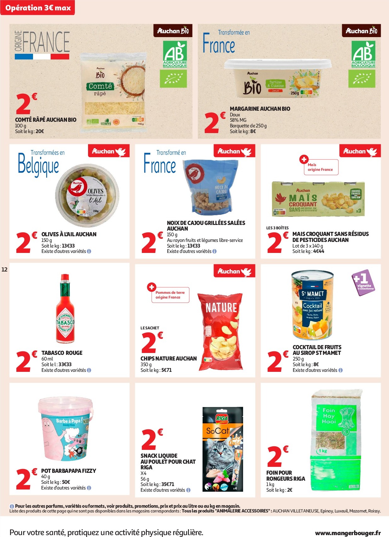auchan - Catalogue Auchan - C'est parti pour les petits prix valable du 16/09 au 28/09 - page: 12