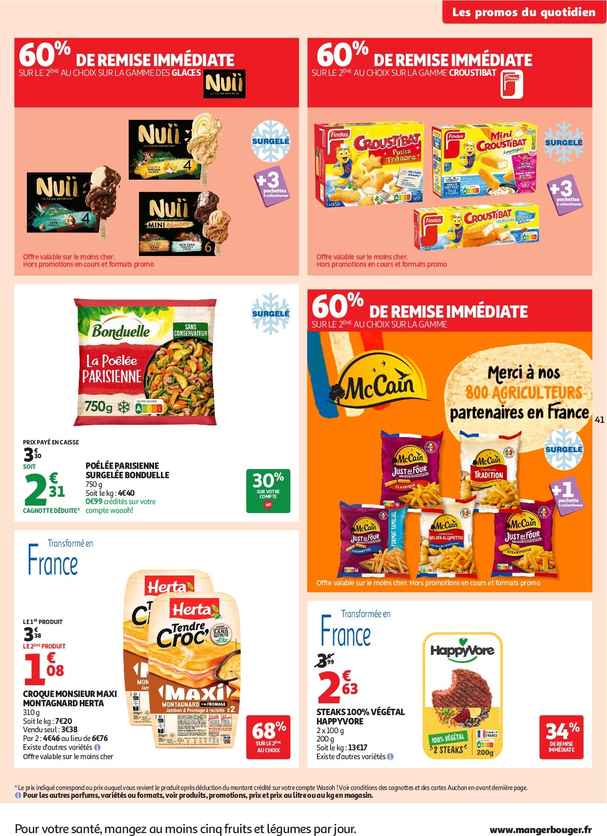 auchan - Catalogue Auchan - C'est parti pour les petits prix valable du 16/09 au 28/09 - page: 41