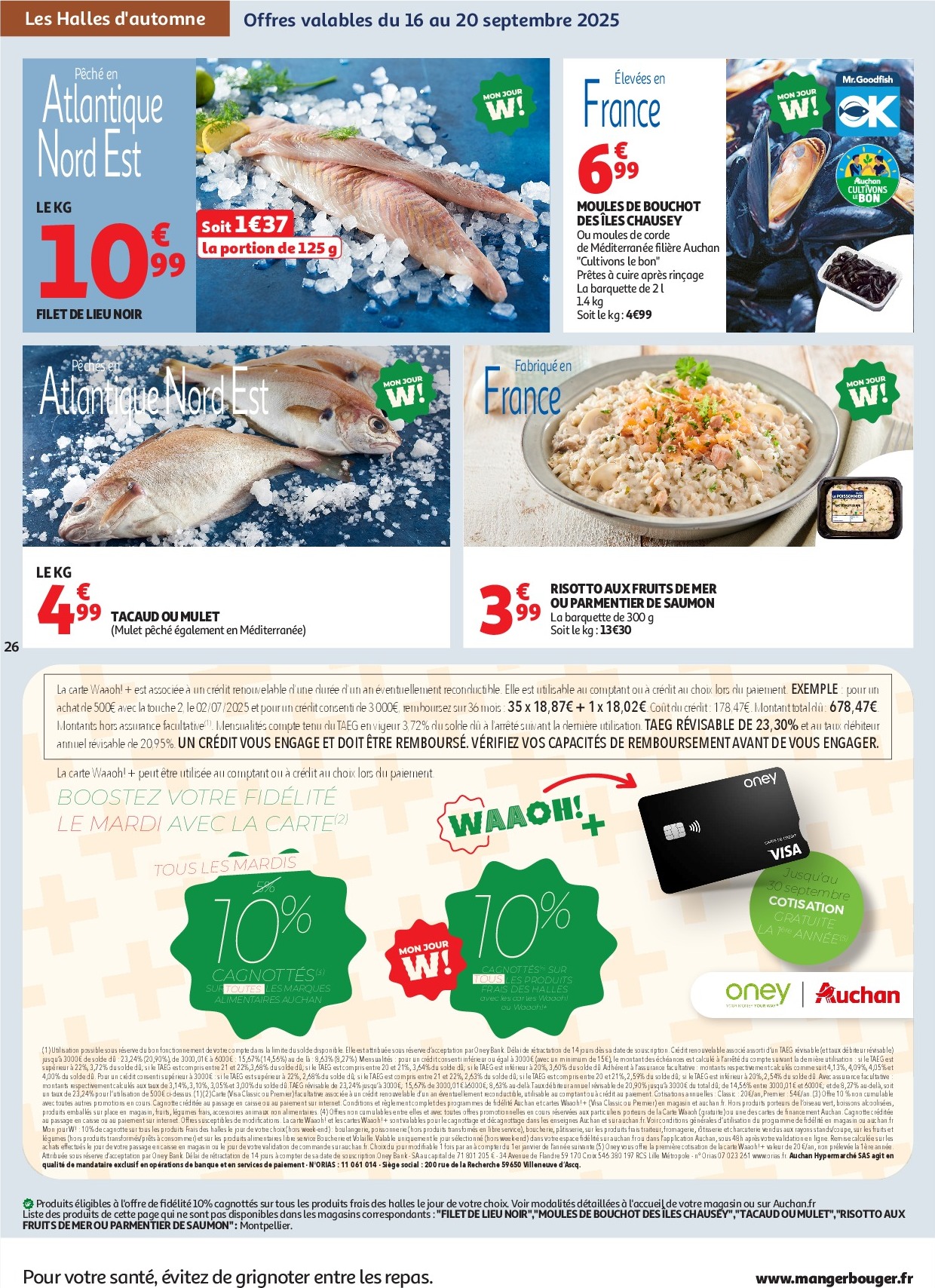 auchan - Catalogue Auchan - C'est parti pour les petits prix valable du 16/09 au 28/09 - page: 26