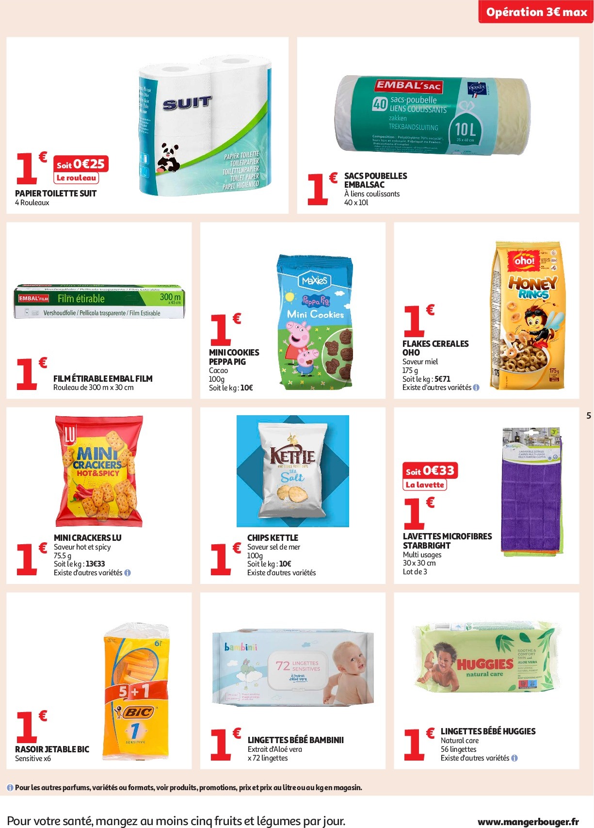 auchan - Catalogue Auchan - C'est parti pour les petits prix valable du 16/09 au 28/09 - page: 5