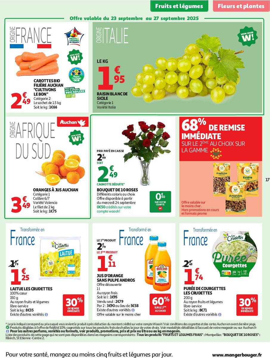 auchan - Catalogue Auchan - L'Asie, on peut aller très loin avec des prix bas valable du 23/09 au 05/10 - page: 17