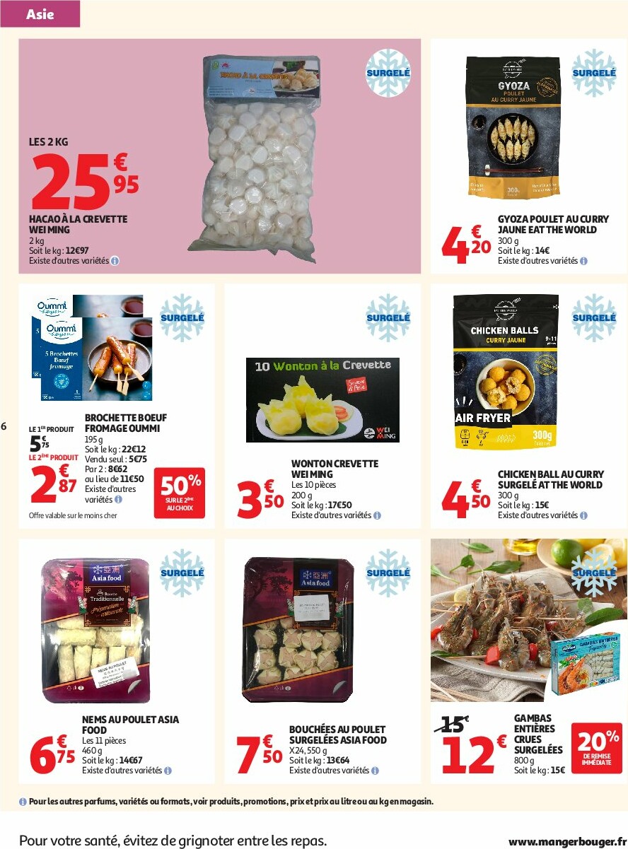 auchan - Catalogue Auchan - L'Asie, on peut aller très loin avec des prix bas valable du 23/09 au 05/10 - page: 6