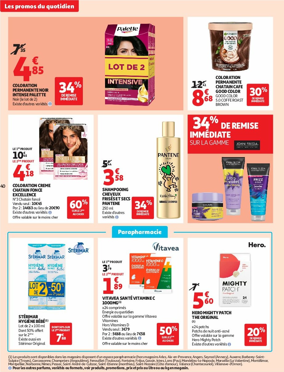 auchan - Catalogue Auchan - L'Asie, on peut aller très loin avec des prix bas valable du 23/09 au 05/10 - page: 40