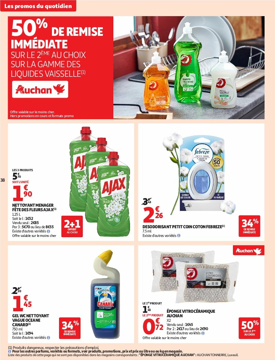 auchan - Catalogue Auchan - L'Asie, on peut aller très loin avec des prix bas valable du 23/09 au 05/10 - page: 38