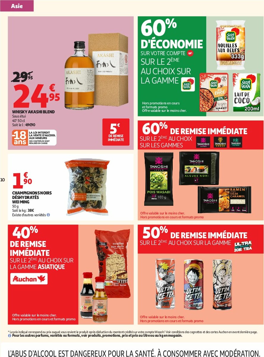 auchan - Catalogue Auchan - L'Asie, on peut aller très loin avec des prix bas valable du 23/09 au 05/10 - page: 10